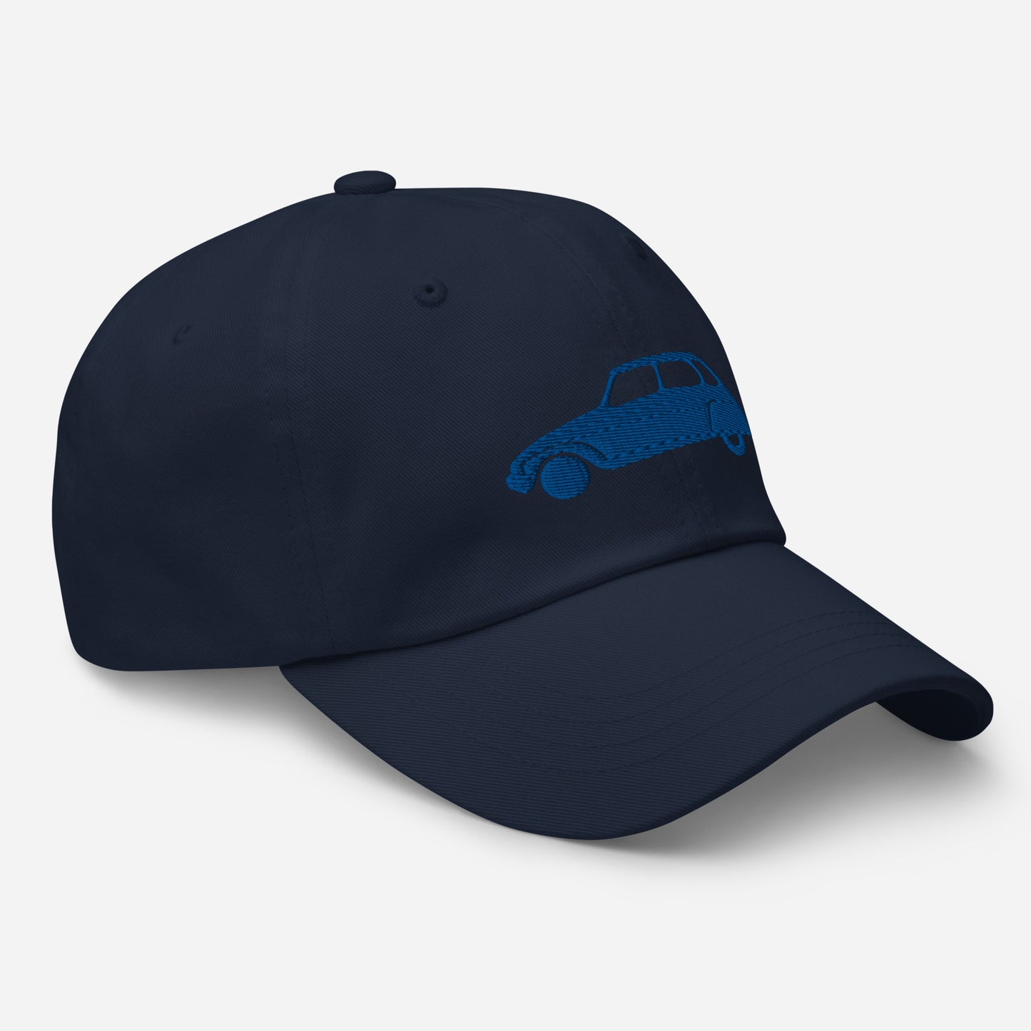 Bleu Azurite Embroidered Cap (Front & Back) Citroën Dyane - Navy, L.Blue or White