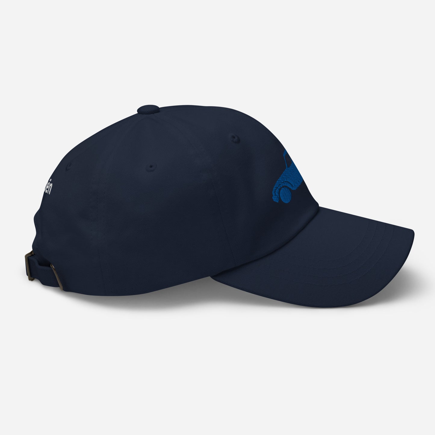 Bleu Azurite Embroidered Cap (Front & Back) Citroën Dyane - Navy, L.Blue or White