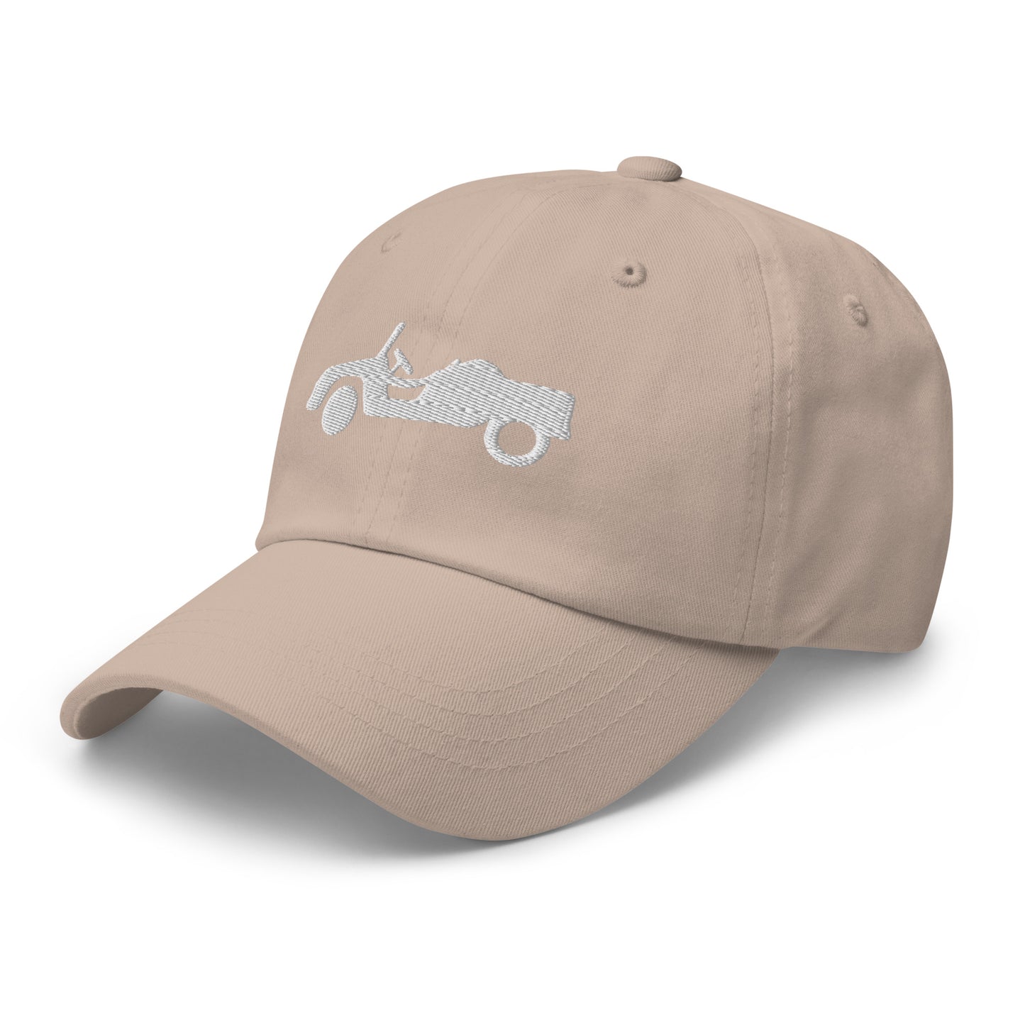 White embroidered cap Citroën Méhari AZUR - Black, Navy, Red, light blue, Stone or White