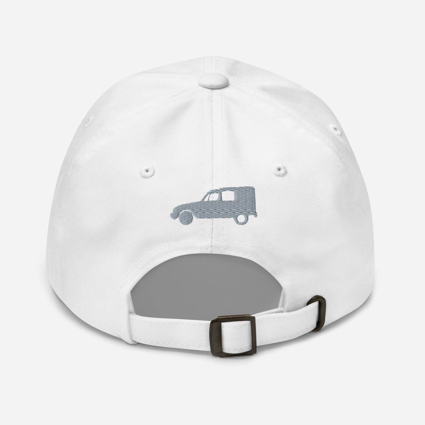 602 Embroidered (front and back) Acadian cap - Black, Navy, Red, Grey, L.Blue or White