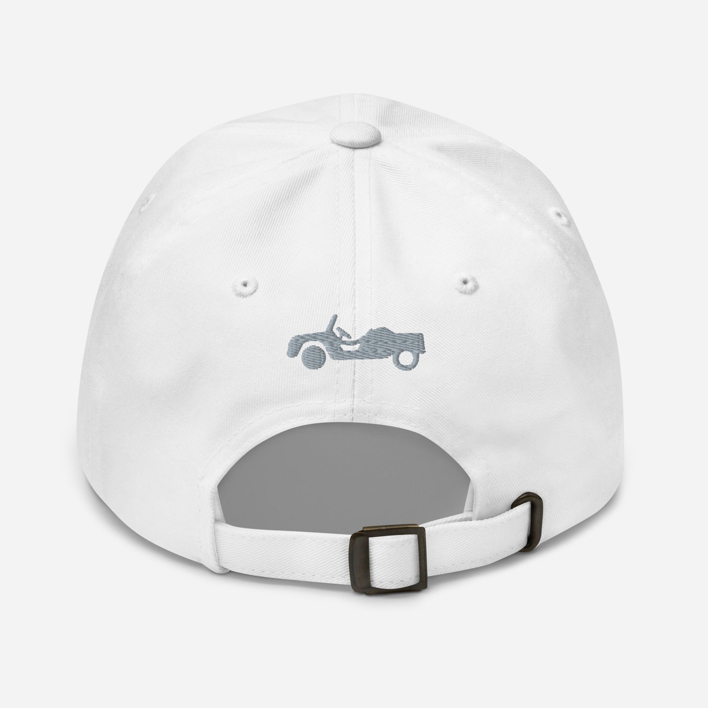 602 Embroidered (front and back) Citroën Méhari cap - Black, Navy, Red, Grey, L. Blue or White
