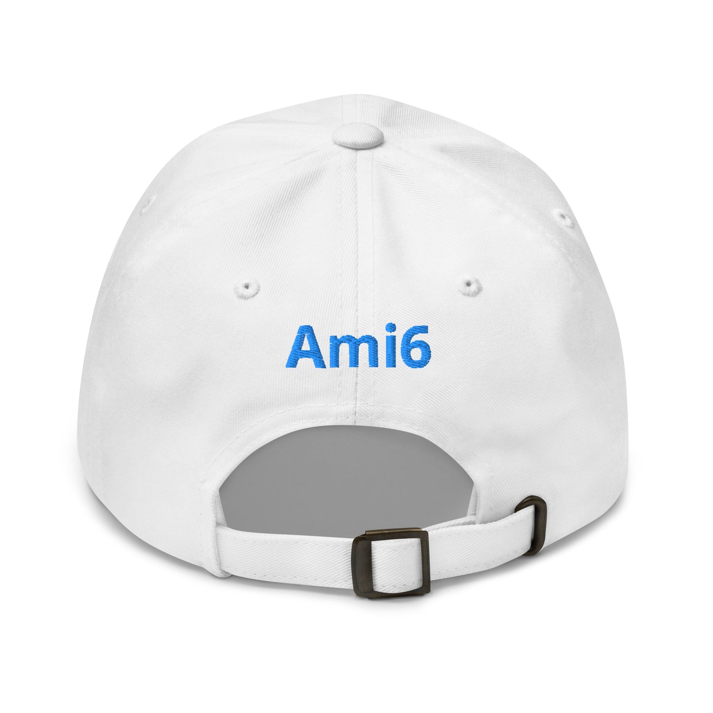 Blue Embroidered Cap (Front & Back) Citroën Ami6 - Black, Red, D.Grey or White