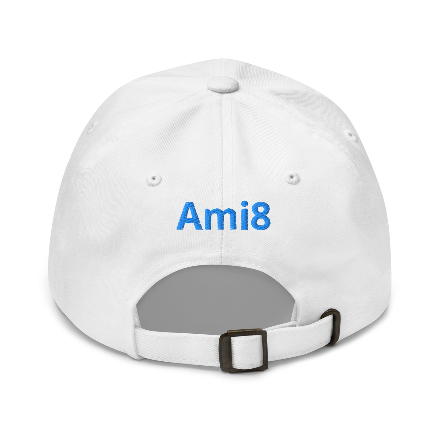 Blue Embroidered Cap (Front and Back) Citroën Ami8 - Navy, L.Blue or White