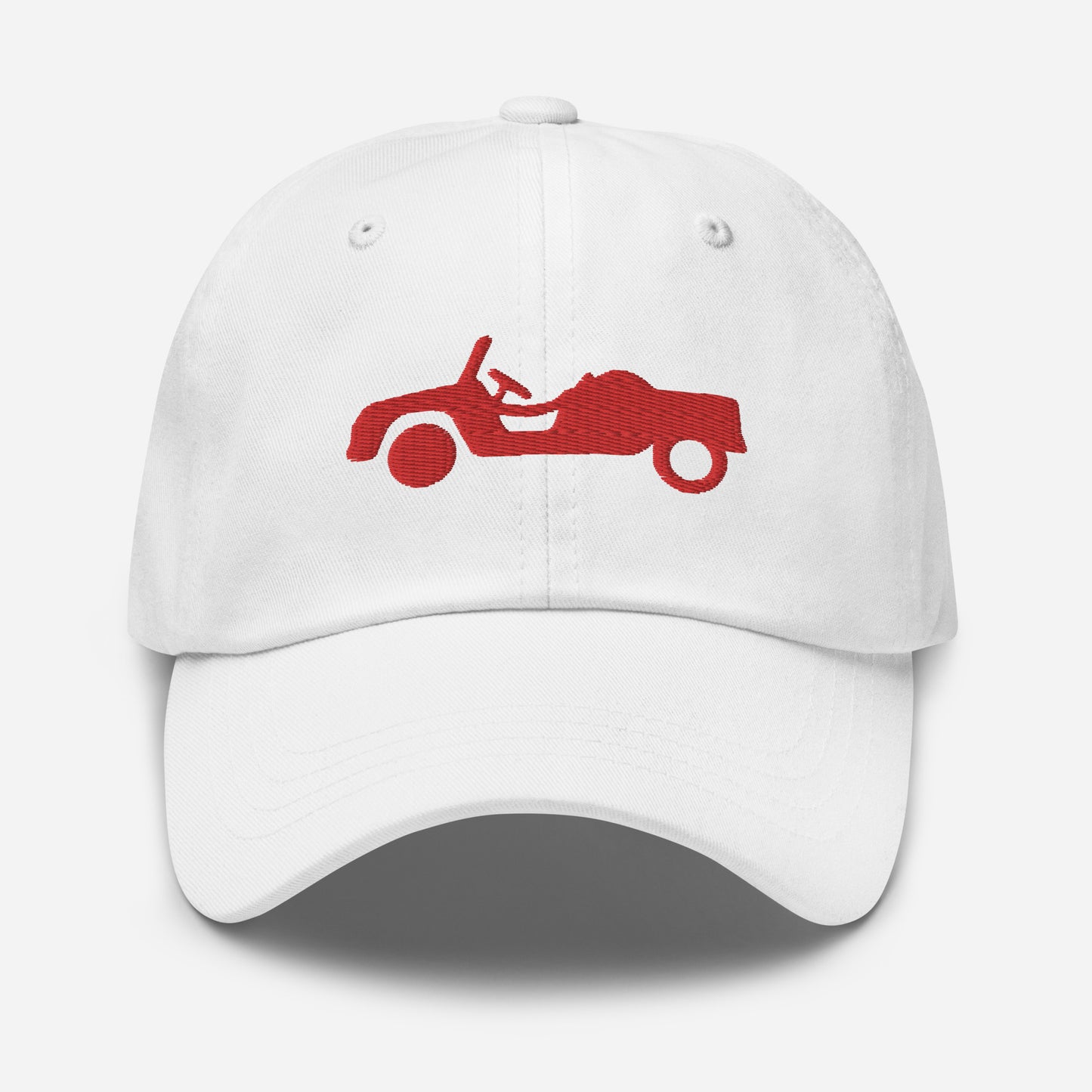 Rood geborduurde pet Citroën Méhari HOPI - Zwart, Rood of Wit