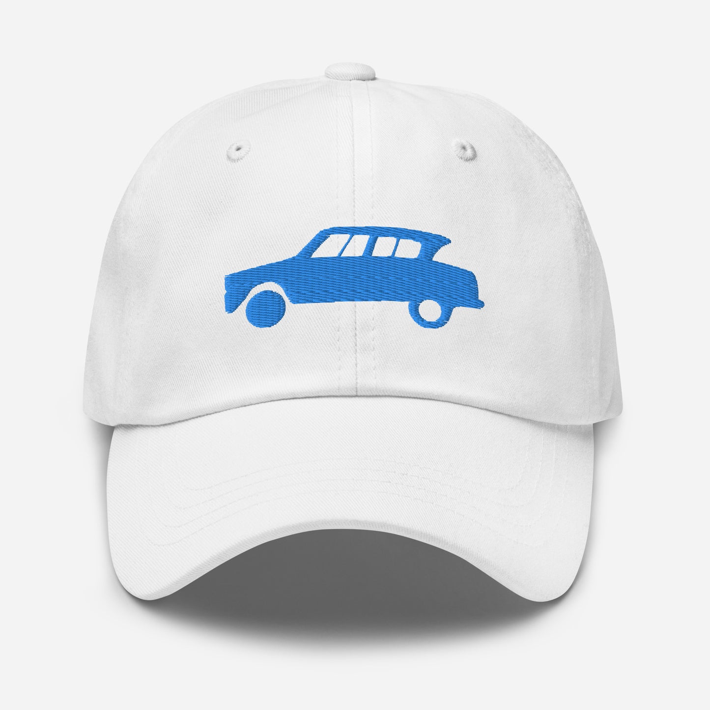 Blue Embroidered Cap (Front & Back) Citroën Ami6 - Black, Red, D.Grey or White