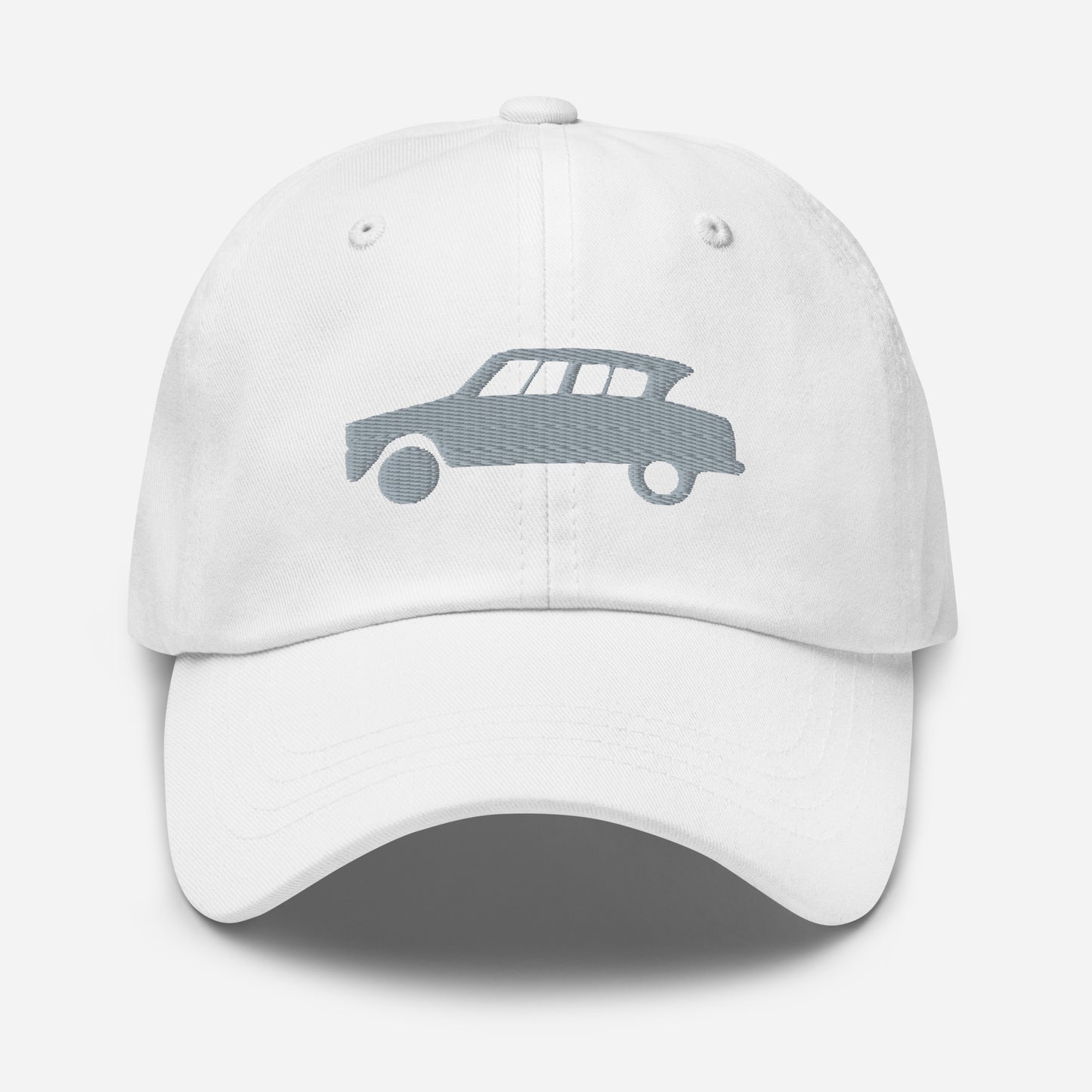 Grey Embroidered Cap (Front & Back) Citroën Ami6 - Black, Red, D.Grey or White
