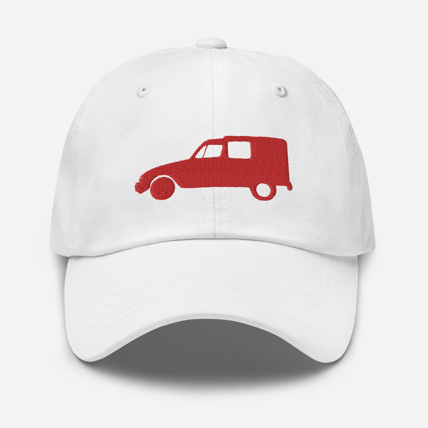Red Embroidered Cap (Front and Back) Citroën Acadiane - Red or White