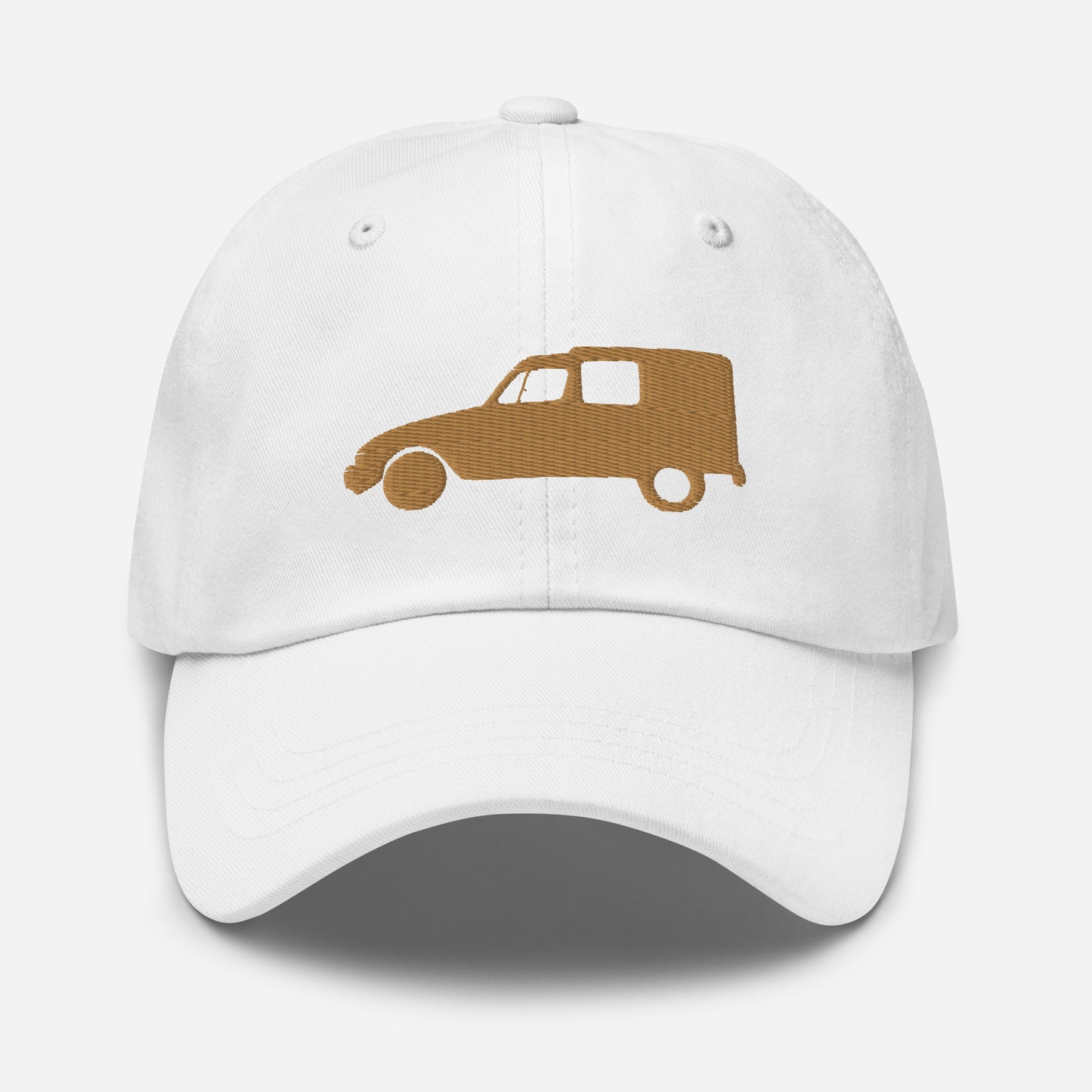 Beige geborduurde pet (voor en achter) Citroën Acadiane - Zwart, Beige of Wit