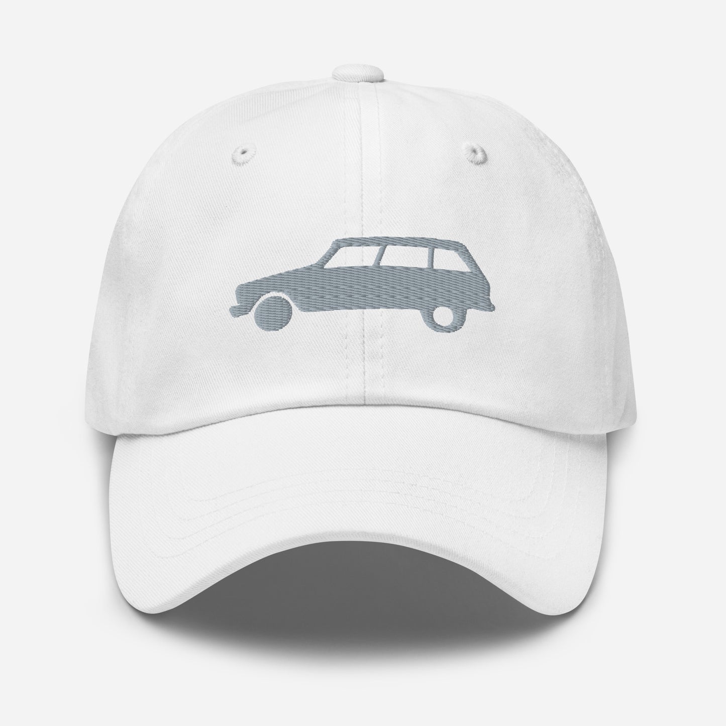 Grey Embroidered Cap (Front & Back) Citroën Ami8 - Black, Red, D.Grey or White