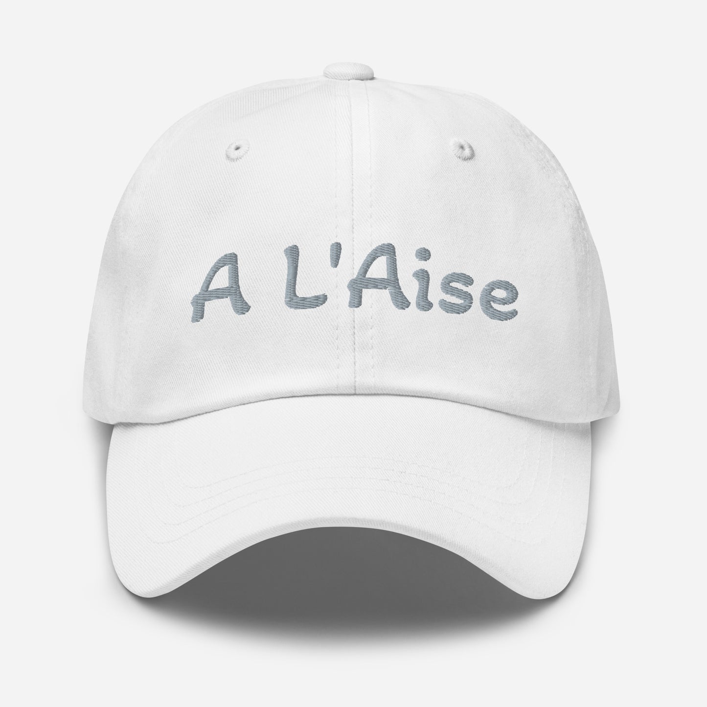 A L'Aise Embroidered Cap - Black, Navy, Red, Grey, L.Blue or White