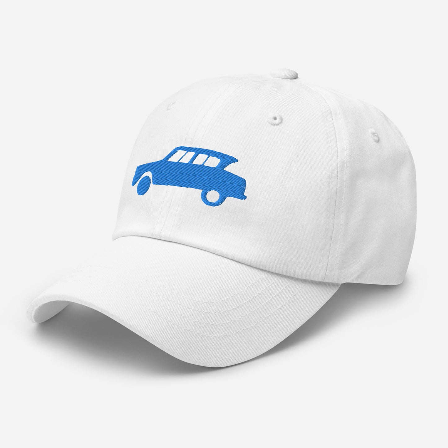 Blue Embroidered Cap (Front & Back) Citroën Ami6 - Black, Red, D.Grey or White