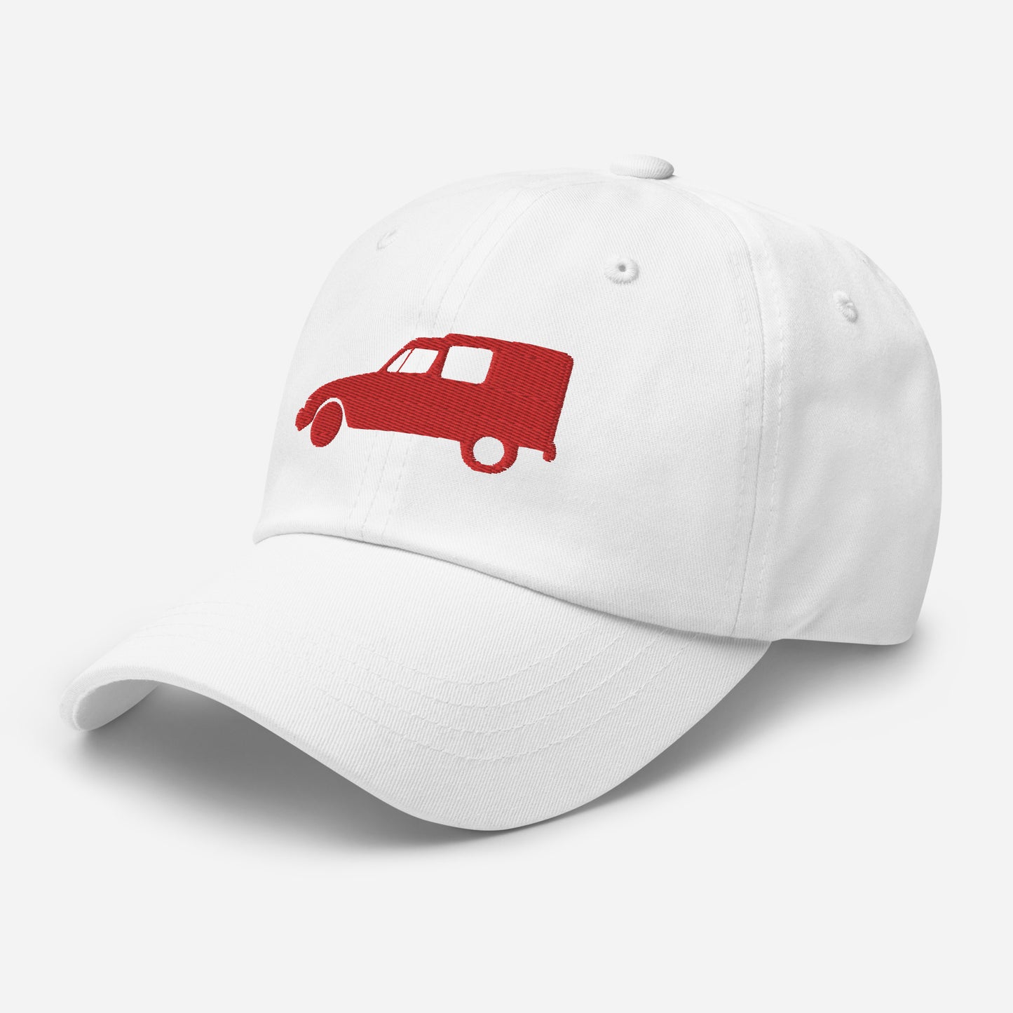 Red Embroidered Cap (Front and Back) Citroën Acadiane - Red or White