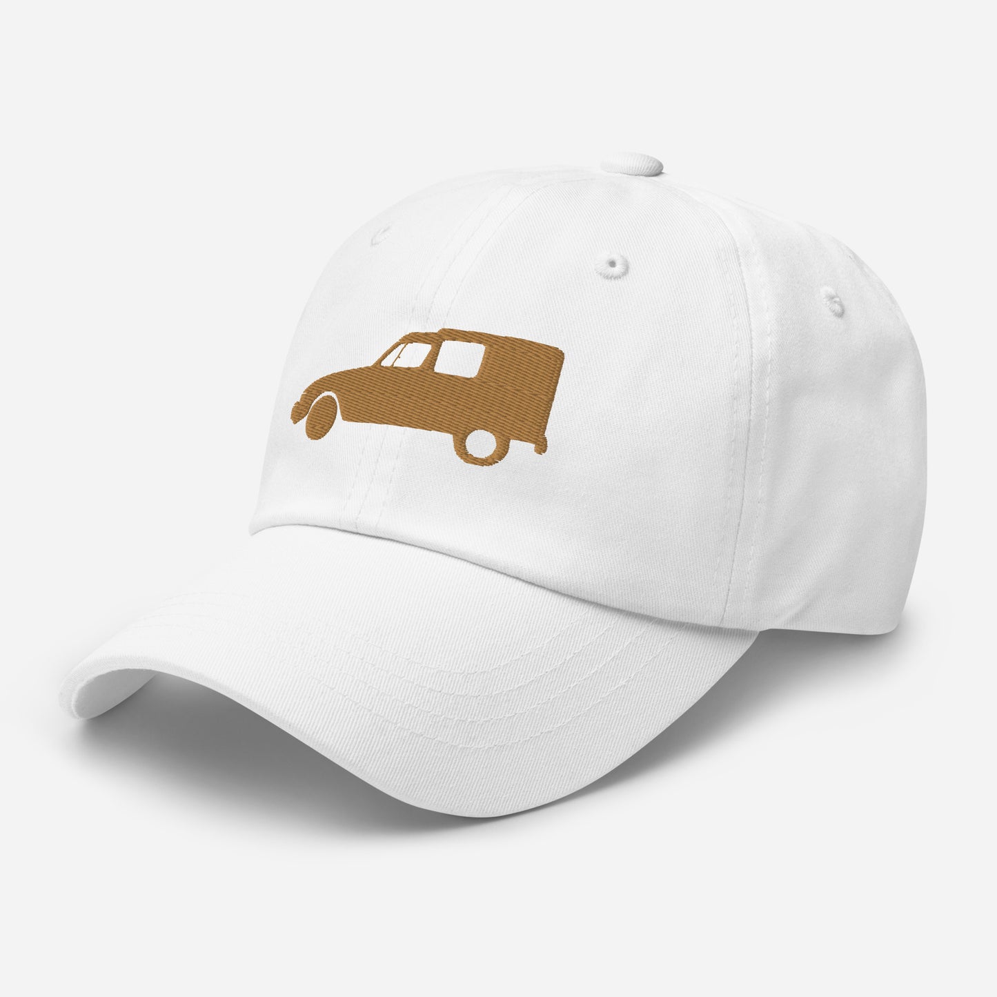 Beige geborduurde pet (voor en achter) Citroën Acadiane - Zwart, Beige of Wit