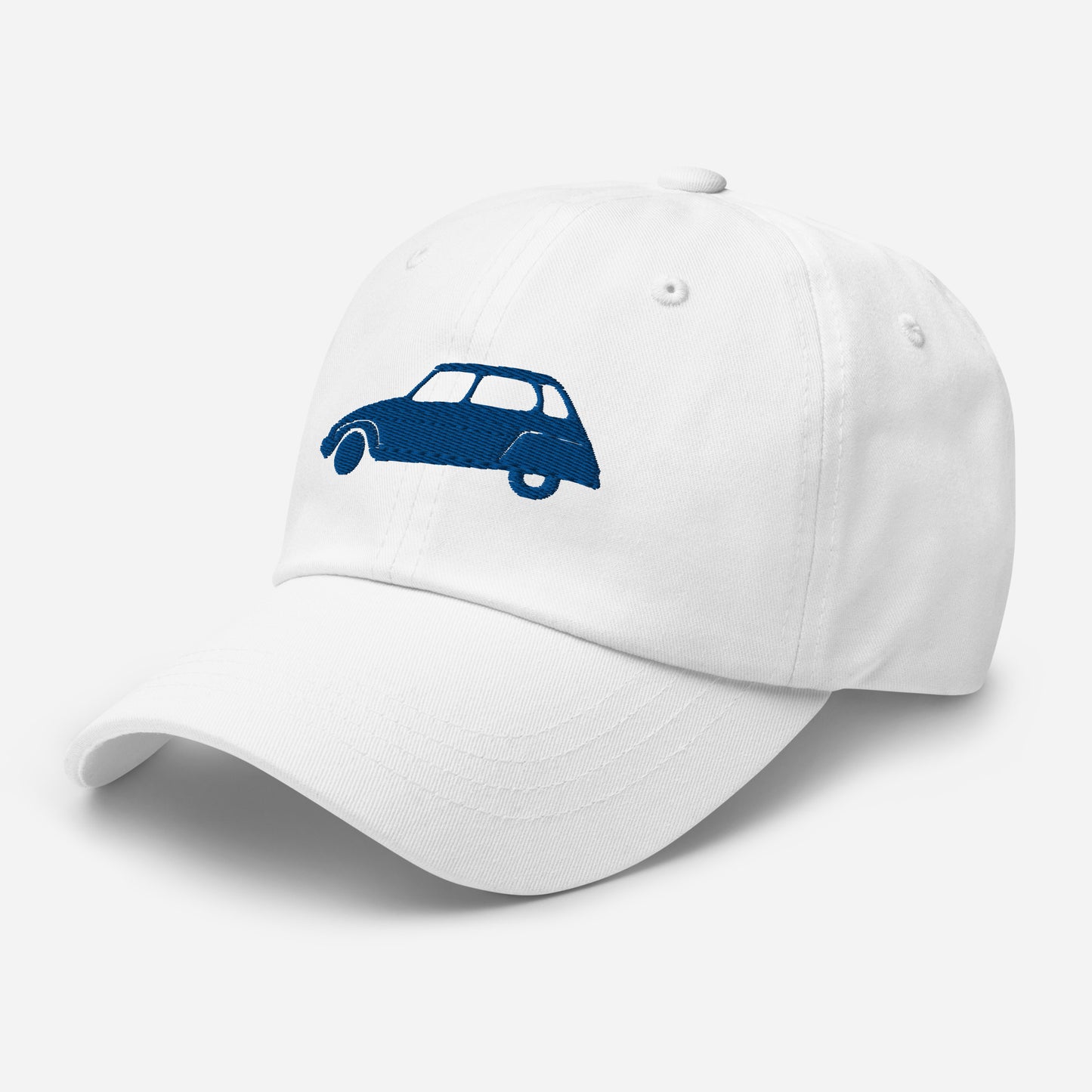 Bleu Azurite Embroidered Cap (Front & Back) Citroën Dyane - Navy, L.Blue or White