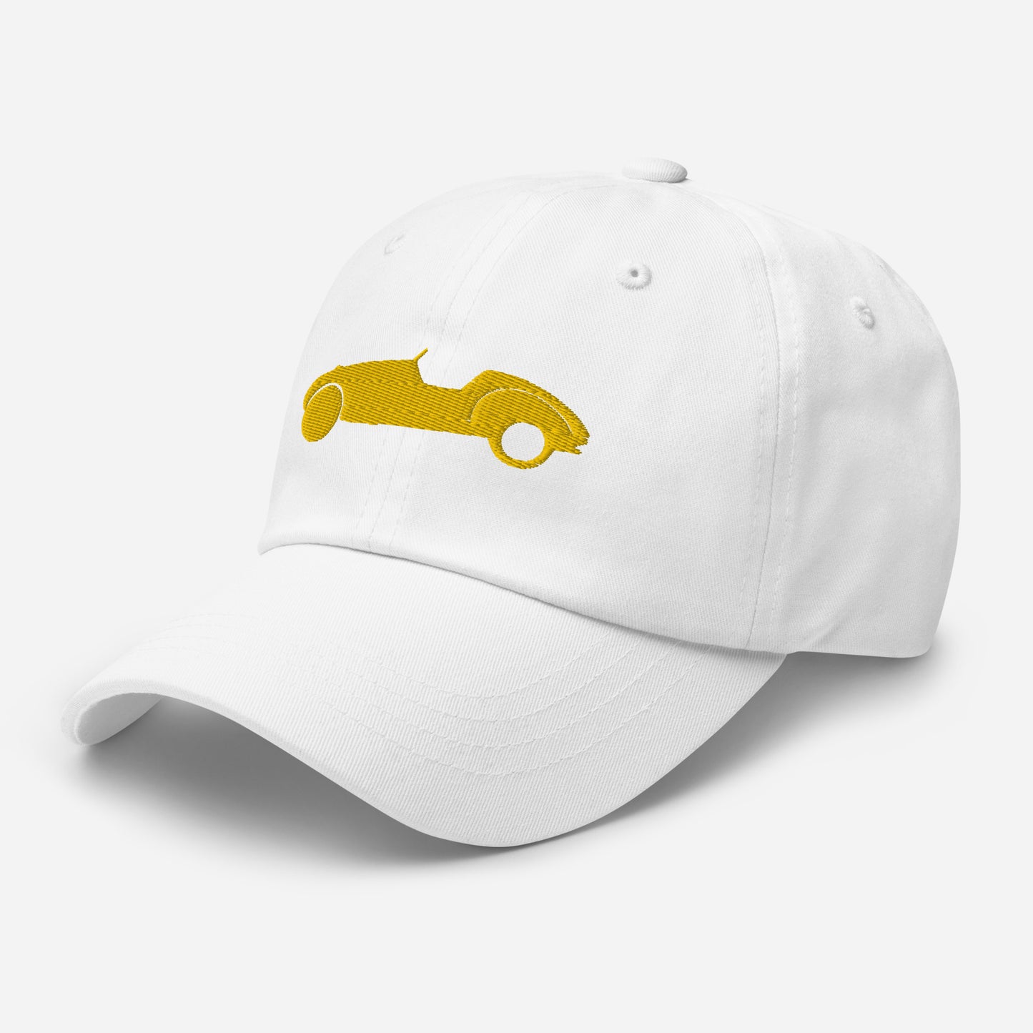 Yellow Embroidered Cap (Front & Back) Burton - Black, Navy, Beige, or White
