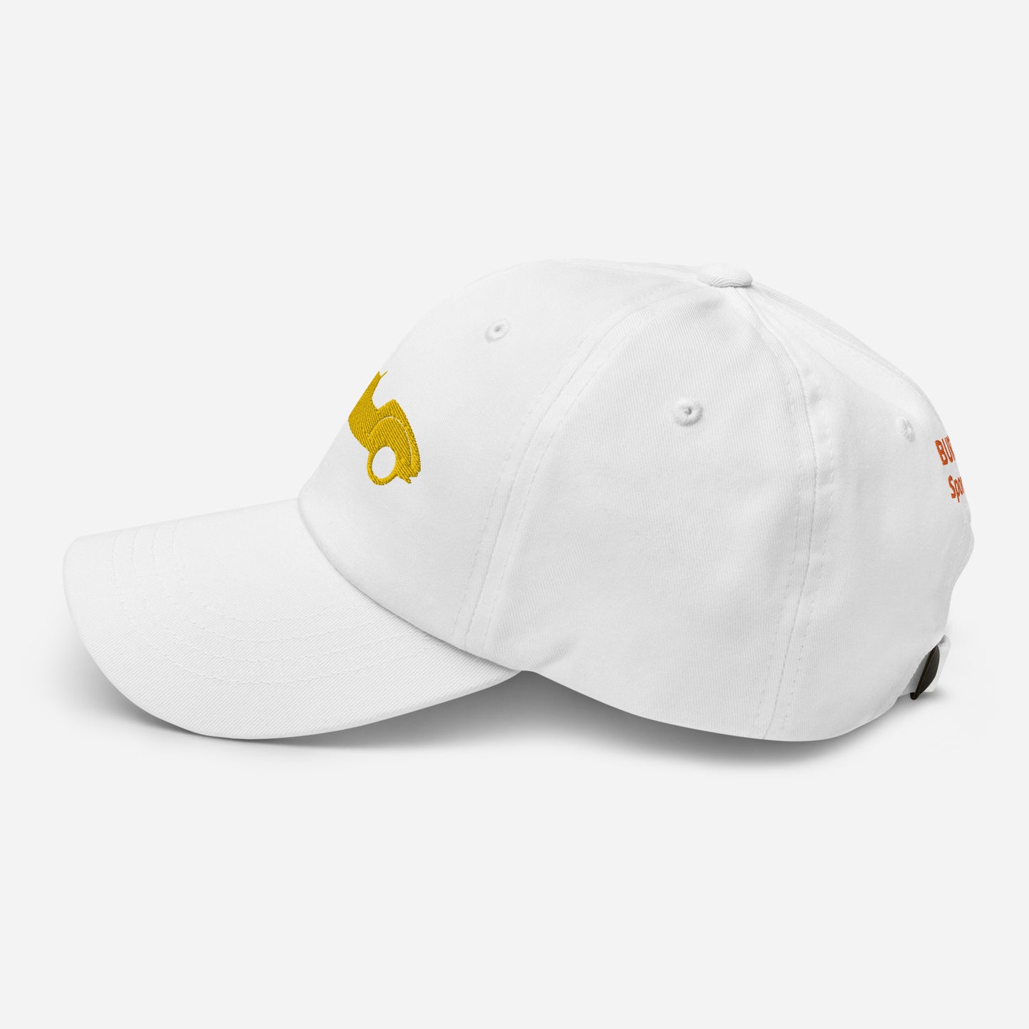 Yellow Embroidered Cap (Front & Back) Burton - Black, Navy, Beige, or White