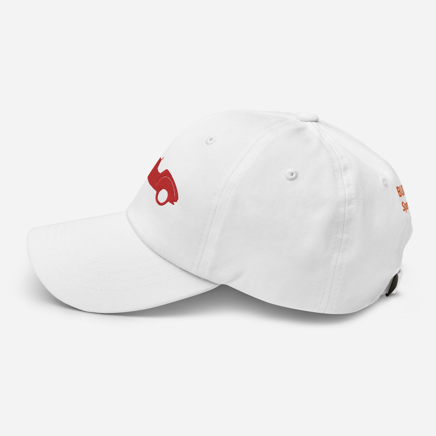 Red Embroidered Cap (Front & Back) Burton - Red or White
