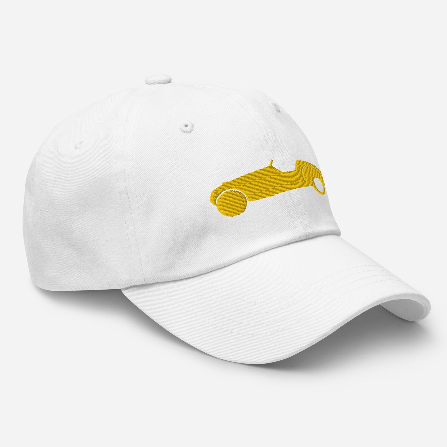 Yellow Embroidered Cap (Front & Back) Burton - Black, Navy, Beige, or White