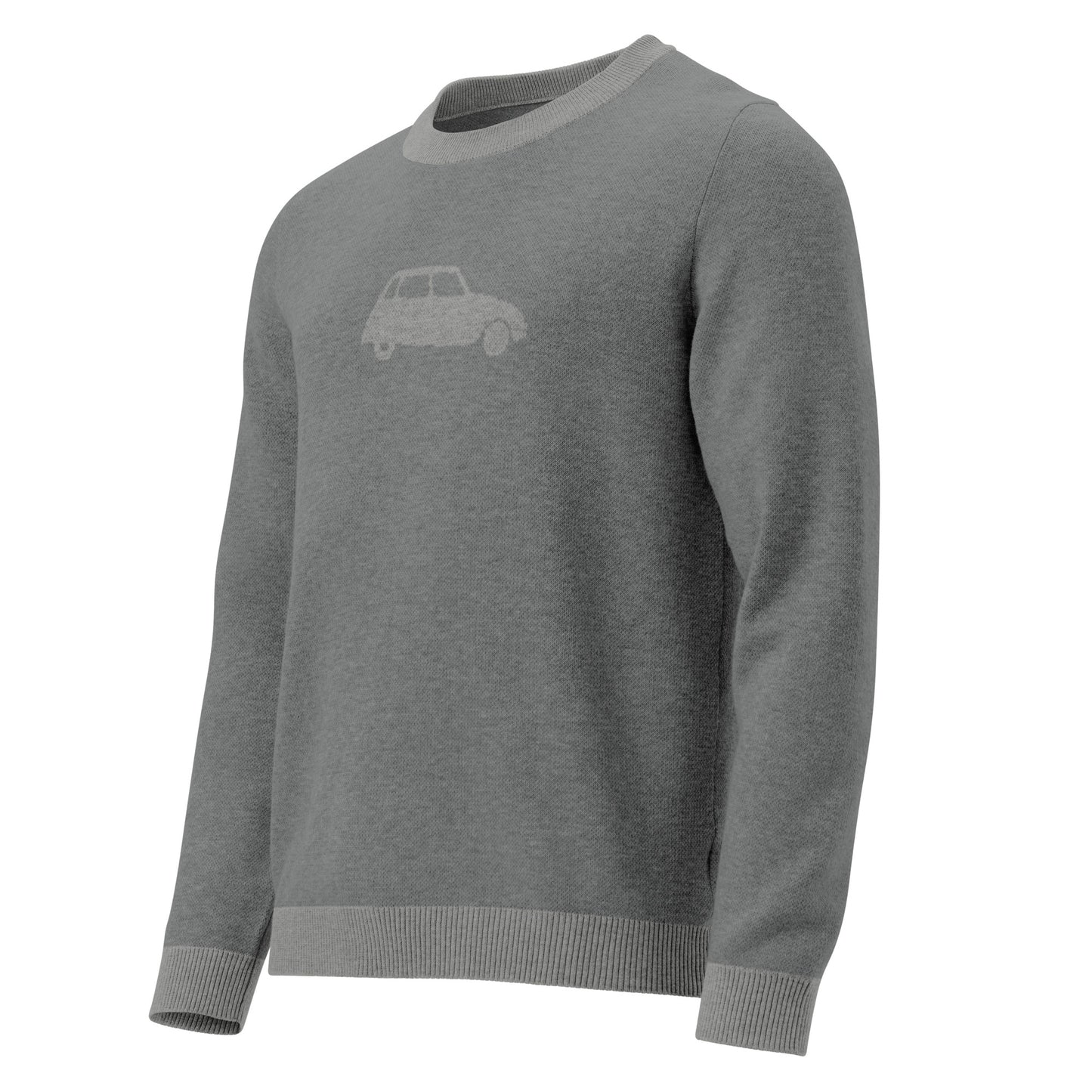 Knitted Citroën Dyane Sweater with Round Neck