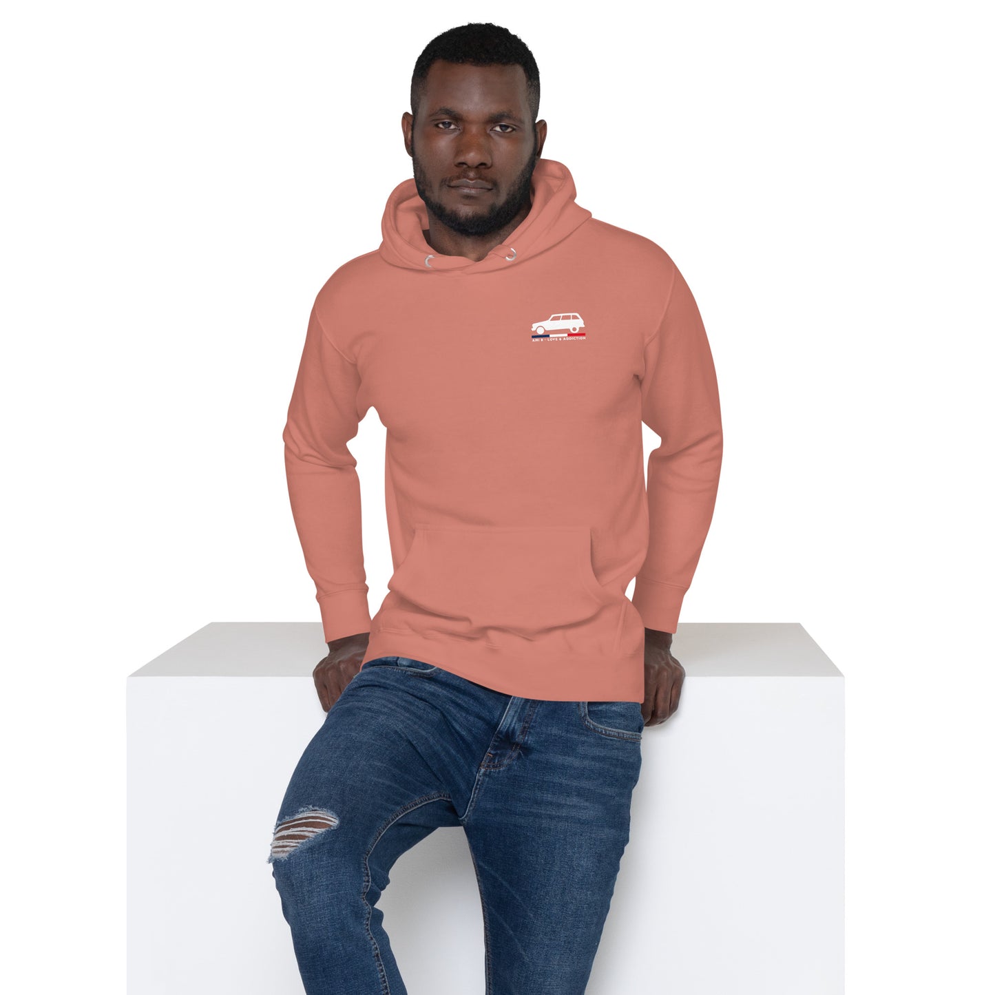 Hoodie "Ami 8 – Love & Addiction" | French style, comfort, and character