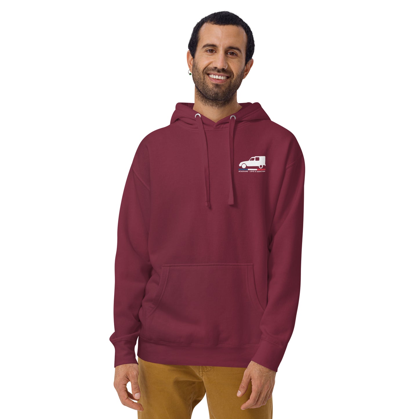 Hoodie “Acadiane – Love & Addiction” | Warm, Stoer & Iconisch
