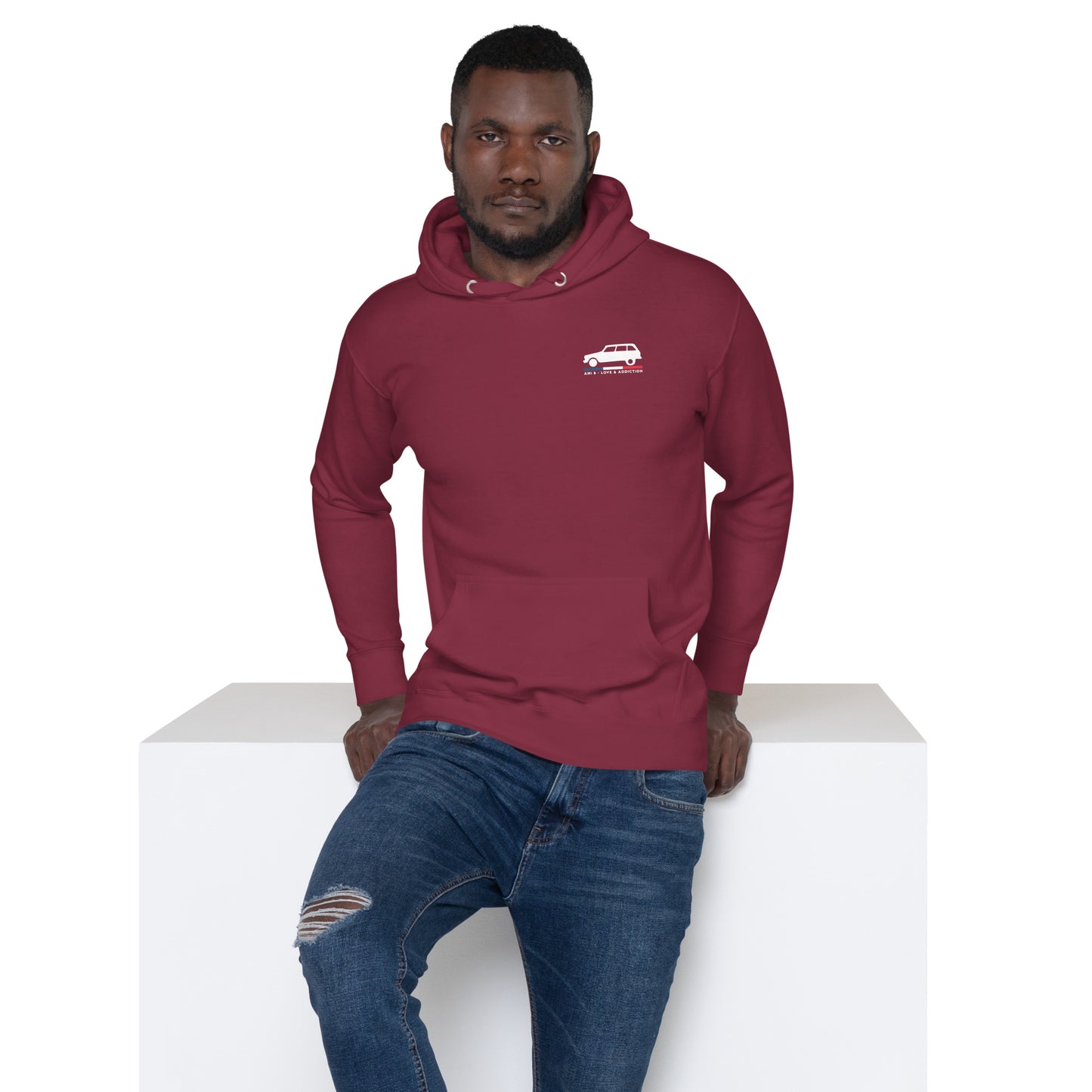Hoodie "Ami 8 – Love & Addiction" | French style, comfort, and character