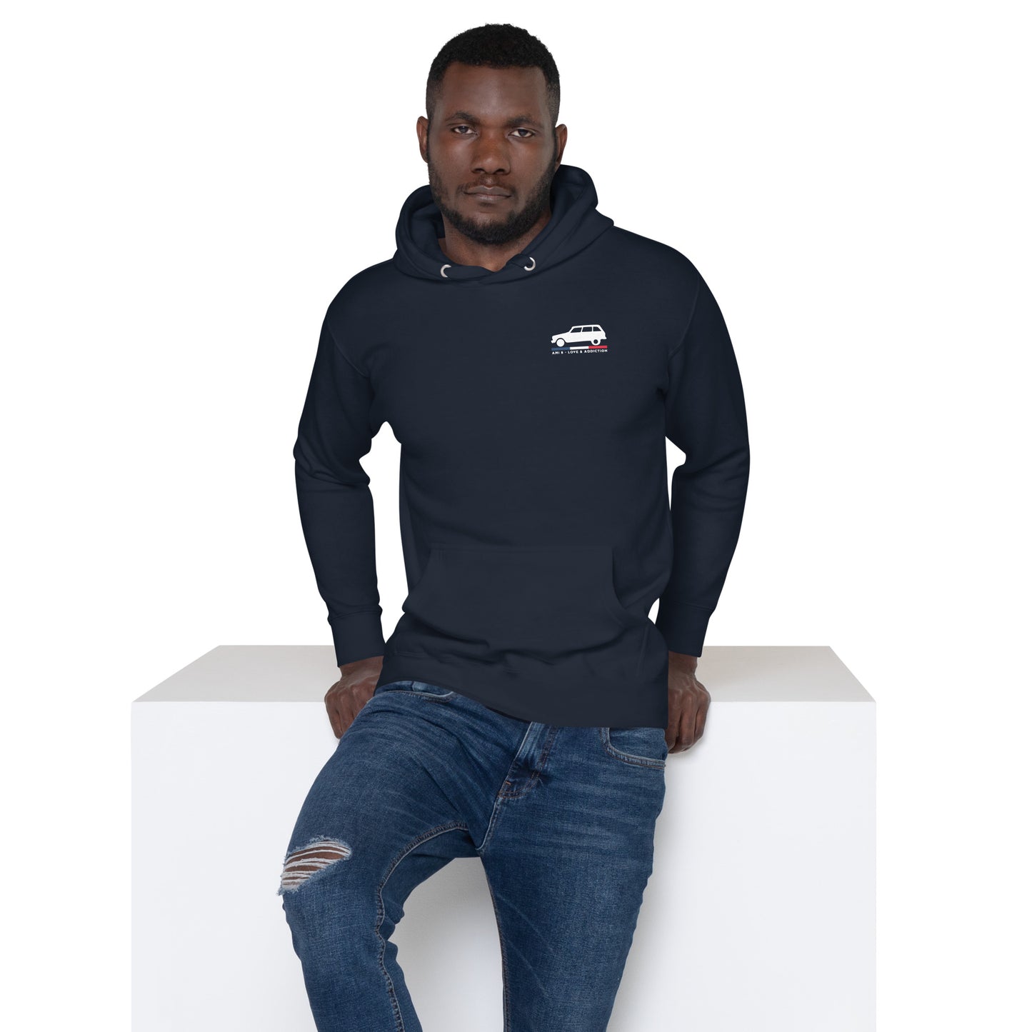 Hoodie "Ami 8 – Love & Addiction" | French style, comfort, and character