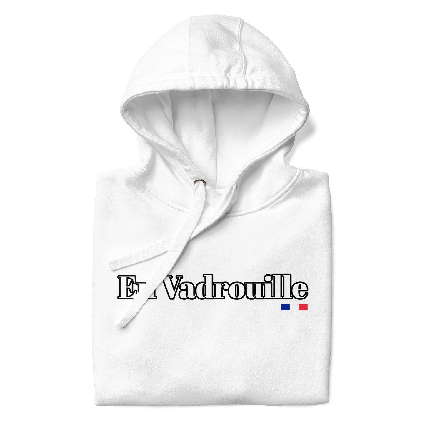 De Zachtste Unisex Hoodie met Franse Flair – "Le Vadrouille" verkrijgbaar in Zwart, Navy, Grijs of Wit
