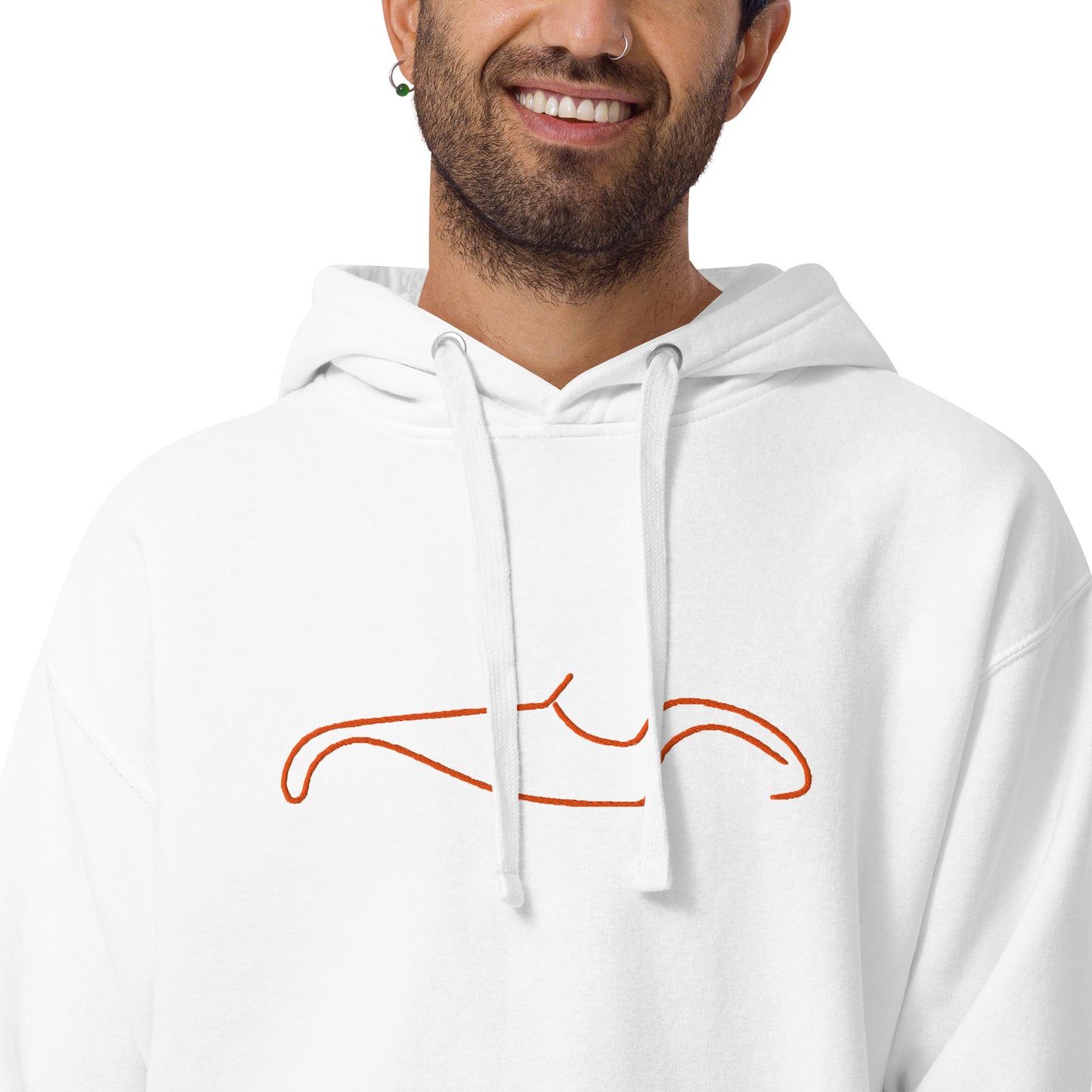 Sweat à capuche premium – Collection Silhouette Burton Sportscar Line Art