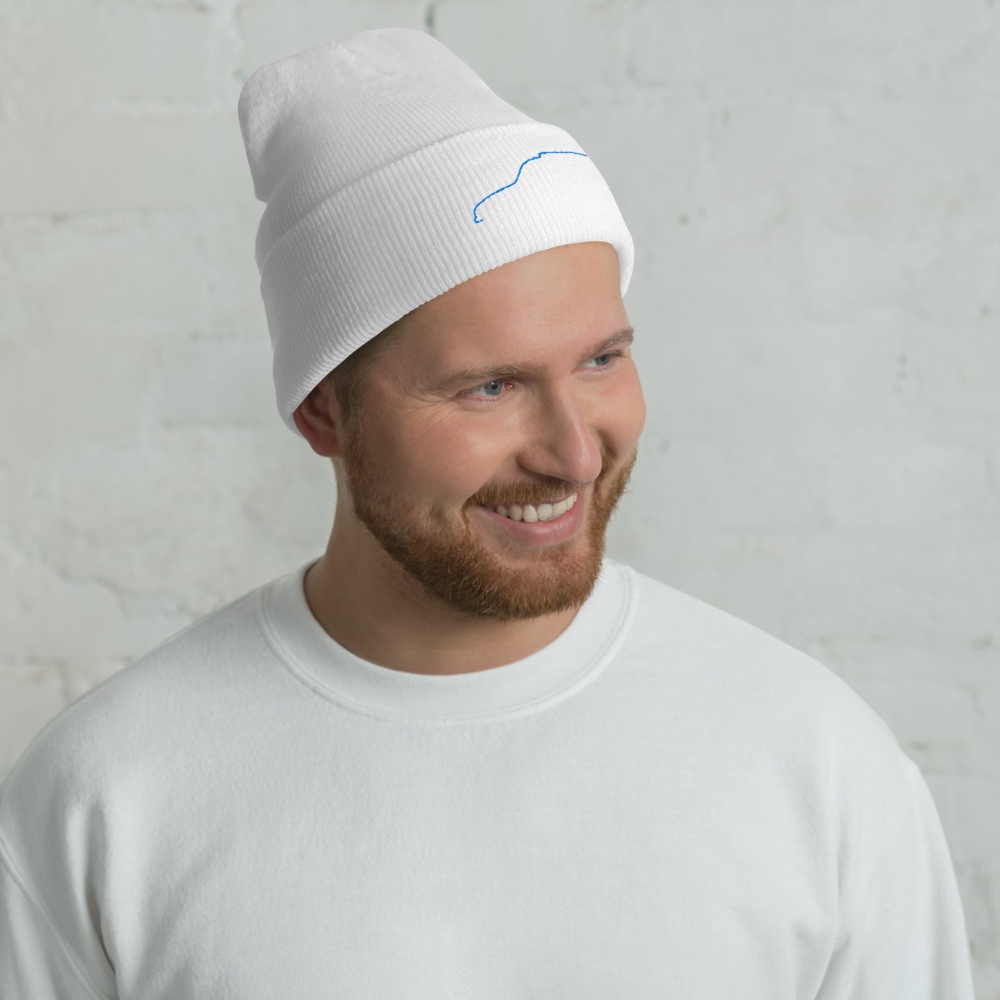 Silhouette Collectie – Citroën Acadiane Lijnkunst Beanie | Minimalistisch & Karaktervol
