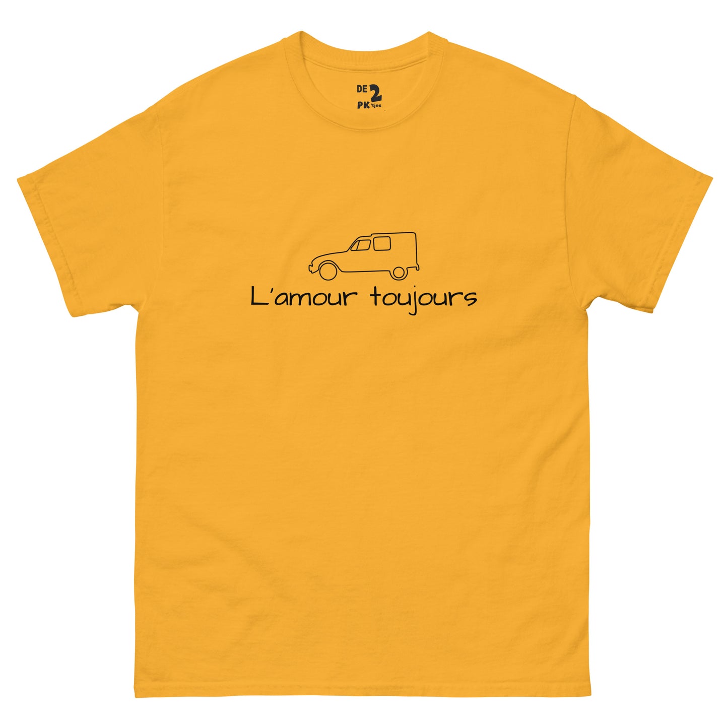 T-shirt Citroën Acadiane L'amour Toujours - Red, Blue, Orange, Yellow, Sand or White