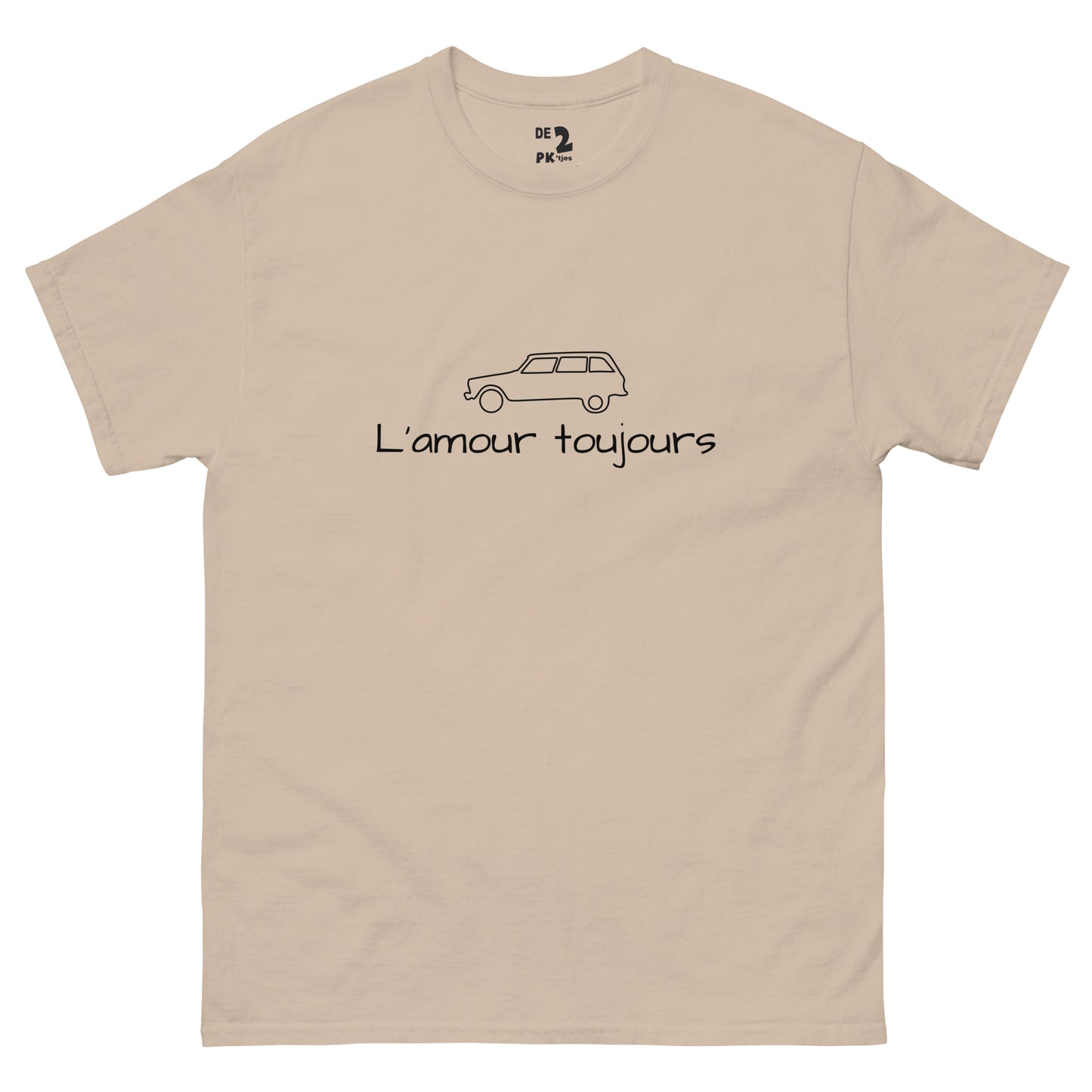 T-shirt Citroën Ami8 L'amour Toujours - Red, Blue, Orange, Yellow, Sand or White