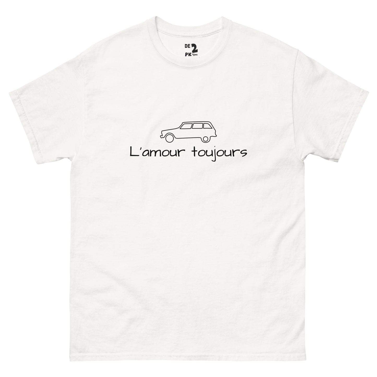 T-shirt Citroën Ami8 L'amour Toujours - Red, Blue, Orange, Yellow, Sand or White