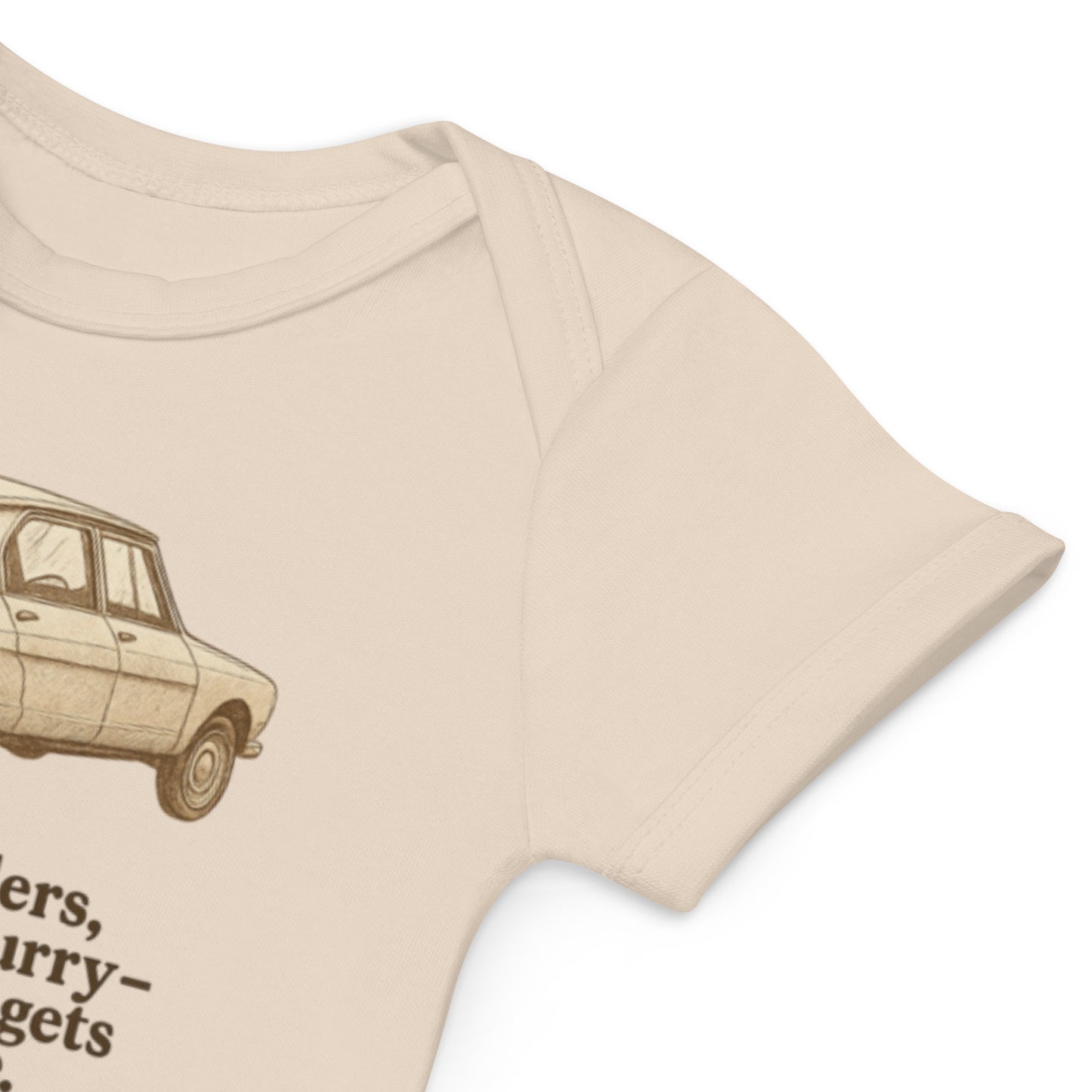 Organic Baby Romper – Citroën Ami “Two Cylinders”