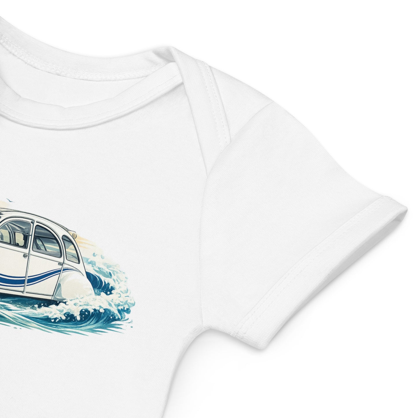 Baby Bodysuit Citroën 2CV France 3 – Nautische Retro Illustratie | Specials Collectie