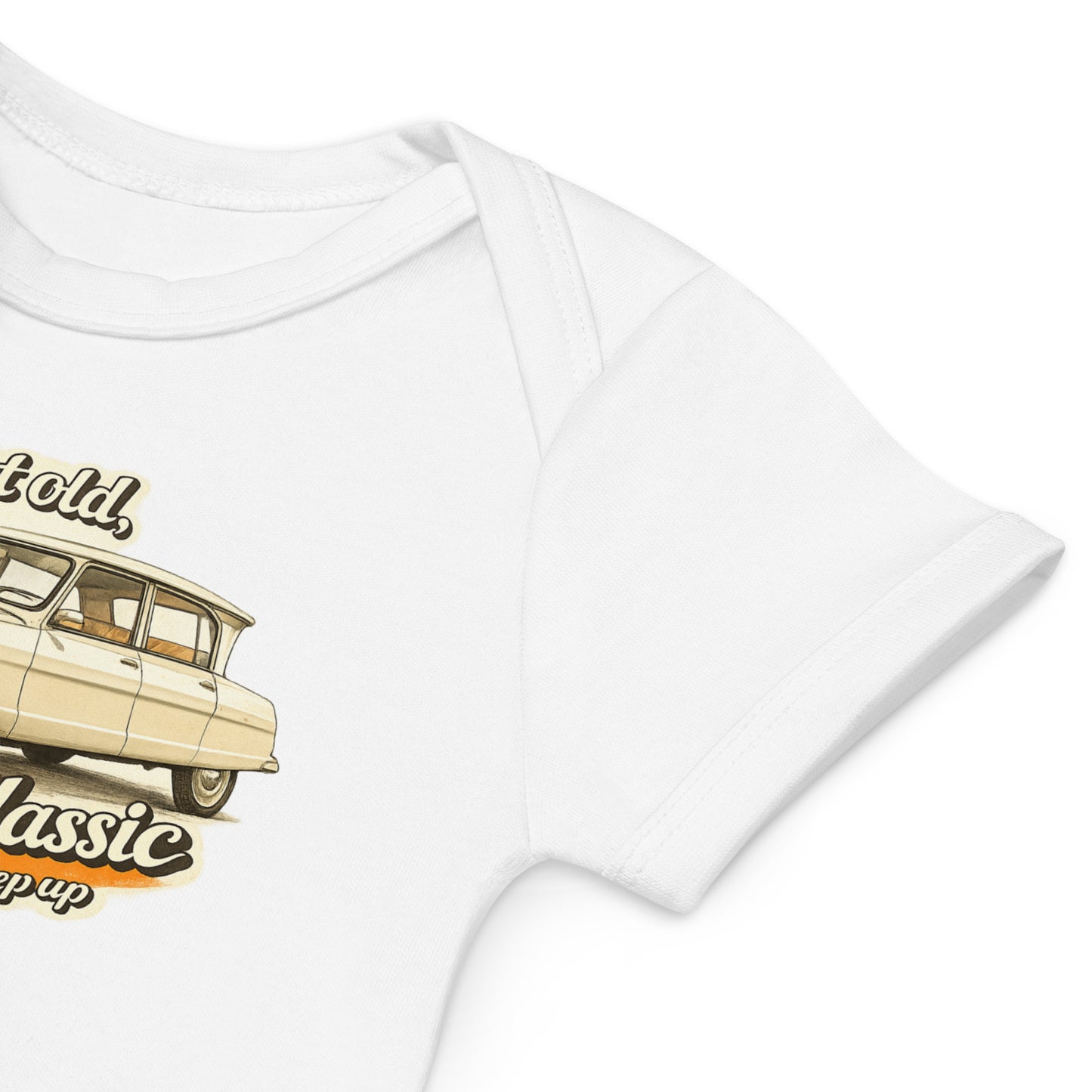 Body bébé Citroën Ami 6 – Design rétro « Je suis classique » | Collection Classique