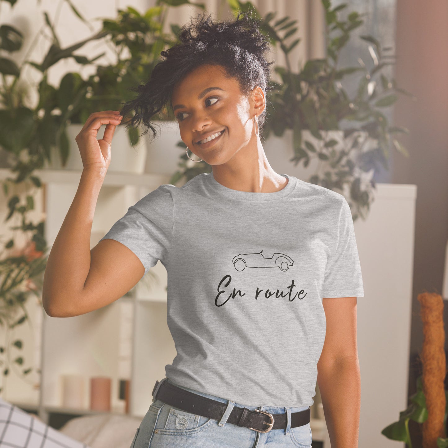 Unisex T-shirt Citroën Burton En Route - Grey or White