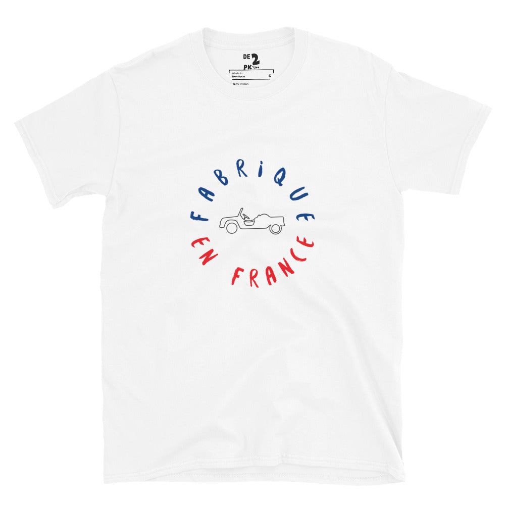 Fabriqué en France Citroën Méhari Unisex T-shirt - White