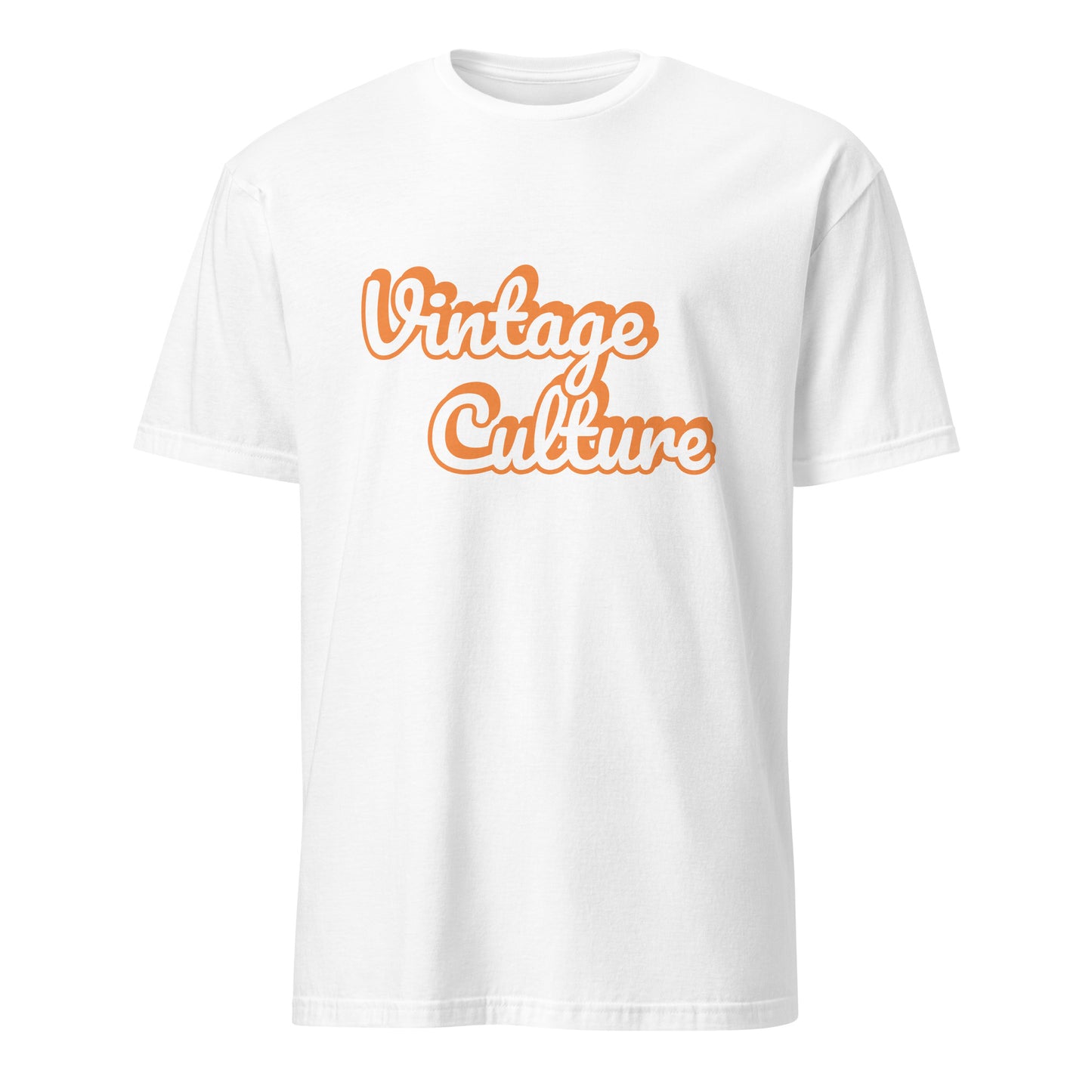 T-shirt unisexe Vintage Culture disponible en noir, bleu marine ou blanc