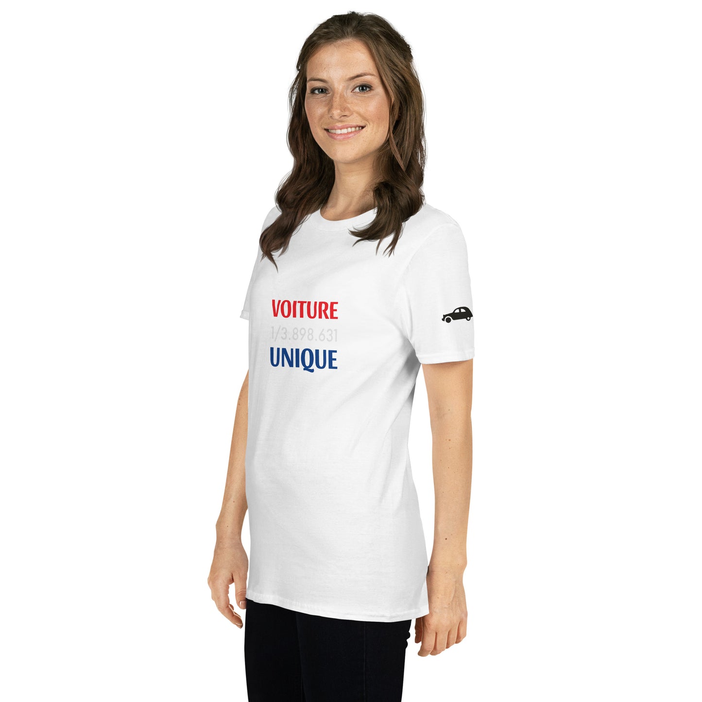 1/3.898.631 Voiture Unique Citroën 2cv T-shirt unisex - Black, Navy or White