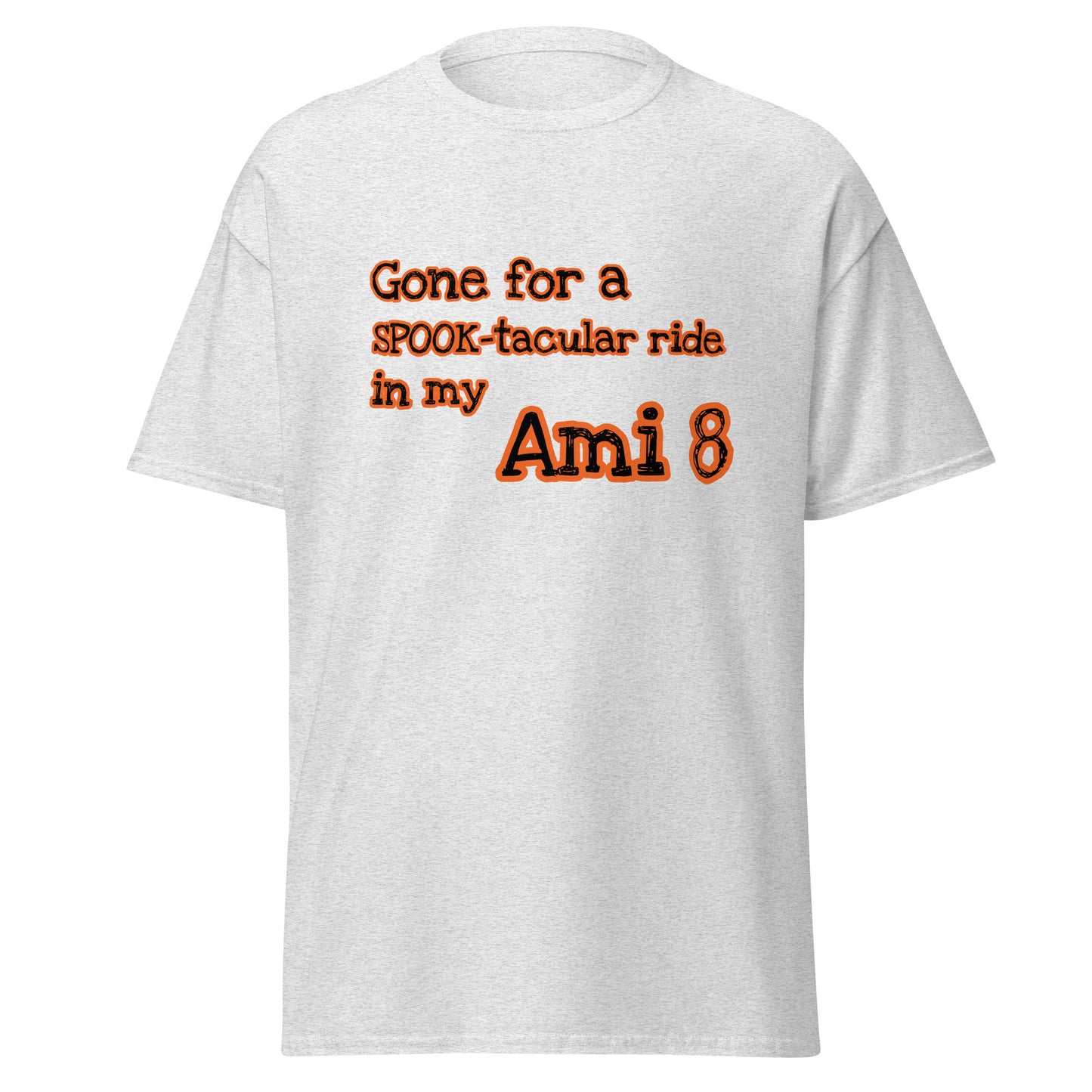 Gone for a SPOOK-tacular ride in my Ami 8 T-shirt available in Black, Natural, Grey or White