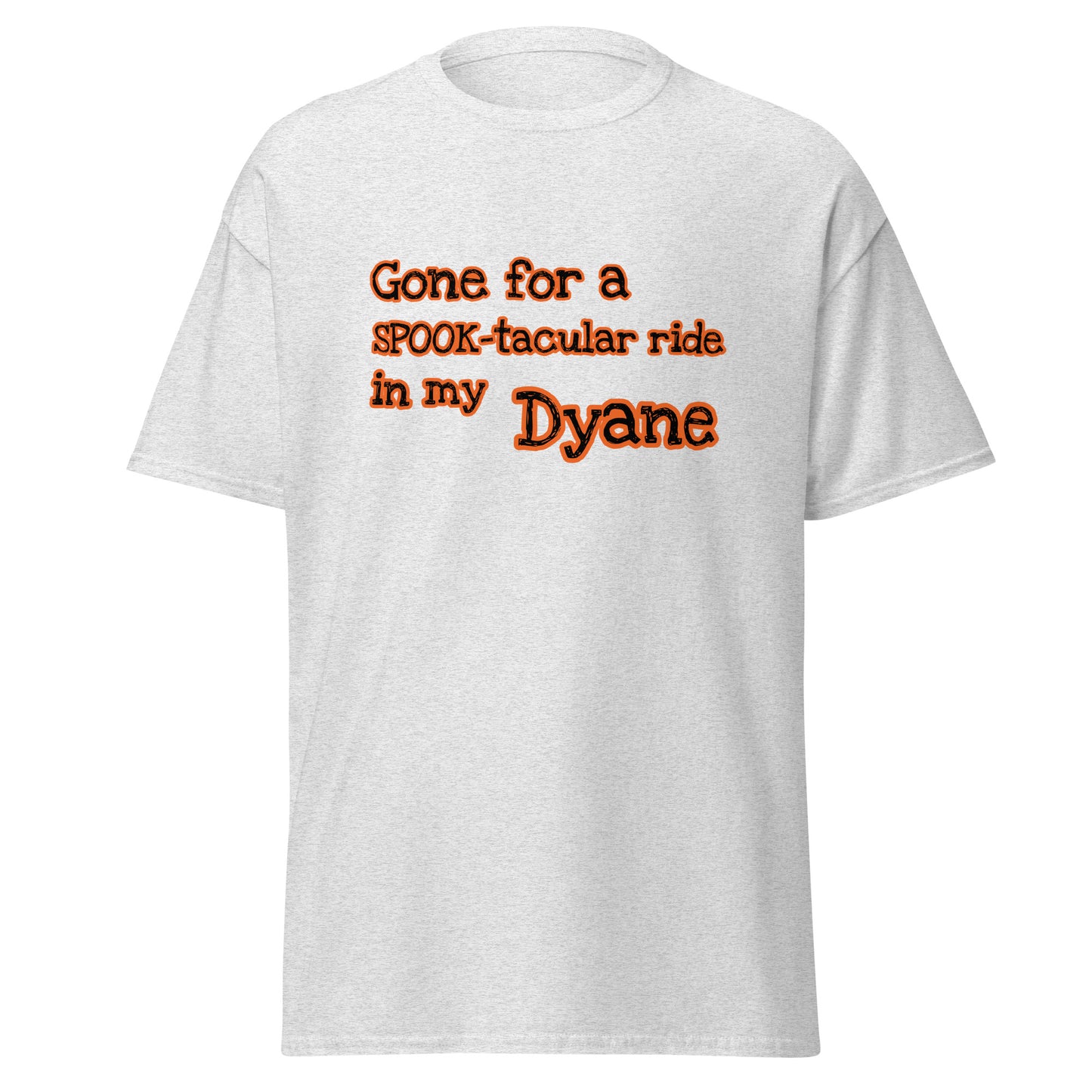 Parti pour une balade SPOOK-taculaire dans mon T-shirt Dyane disponible en Noir, Naturel, Gris ou Blanc