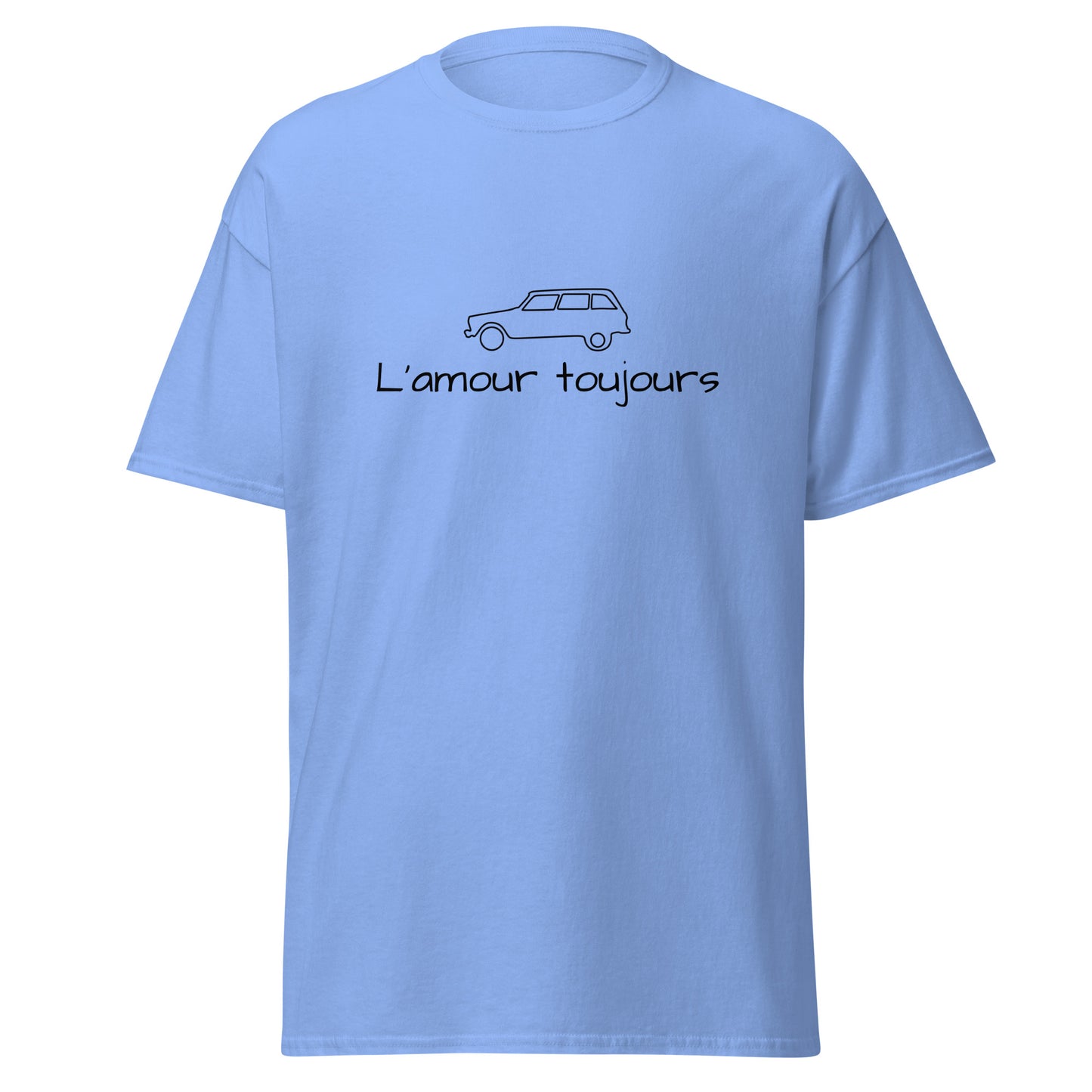 T-shirt Citroën Ami8 L'amour Toujours - Red, Blue, Orange, Yellow, Sand or White