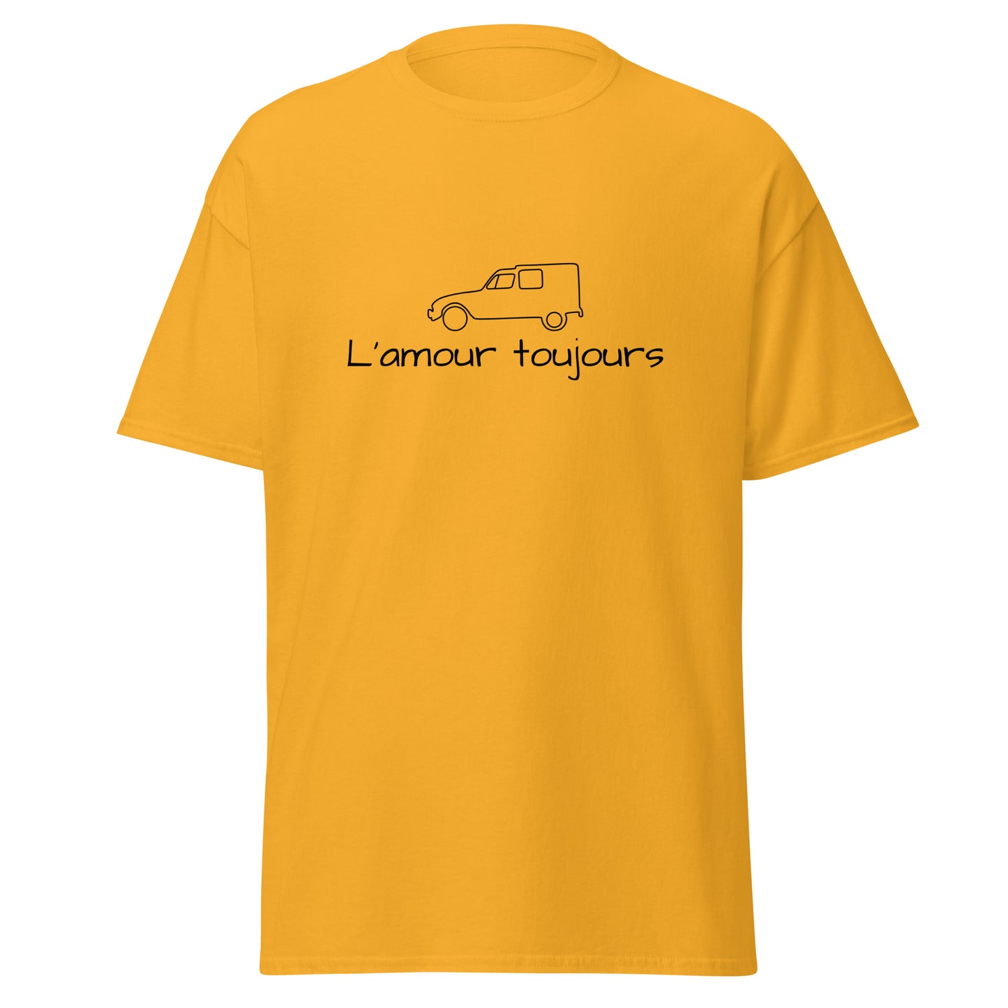 T-shirt Citroën Acadiane L'amour Toujours - Red, Blue, Orange, Yellow, Sand or White
