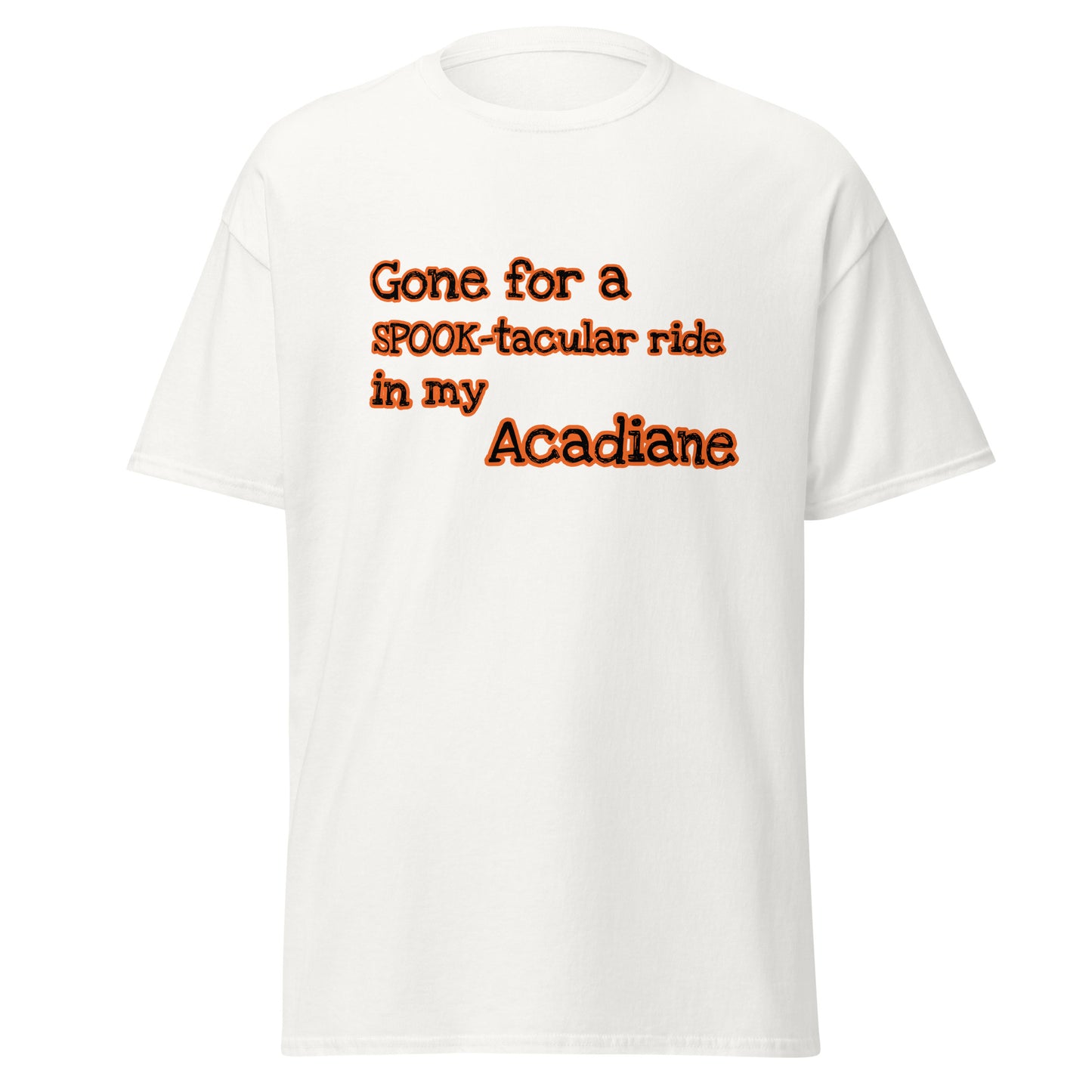 Gone for a SPOOK-tacular ride in my Acadiane T-shirt available in Black, Natural, Grey or White