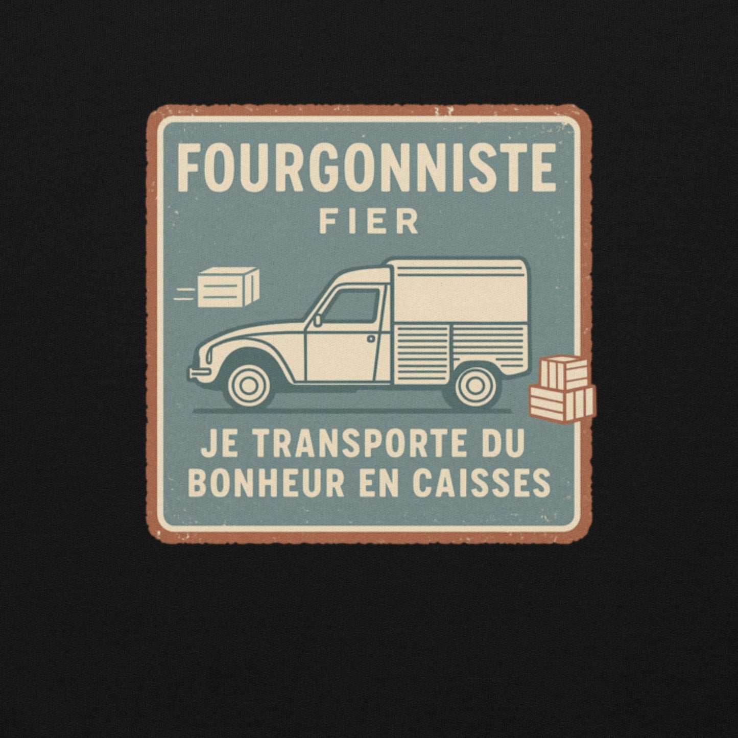 ๐ Fourgonniste Fier Sweatshirt โ Warmte met een vleugje nostalgie