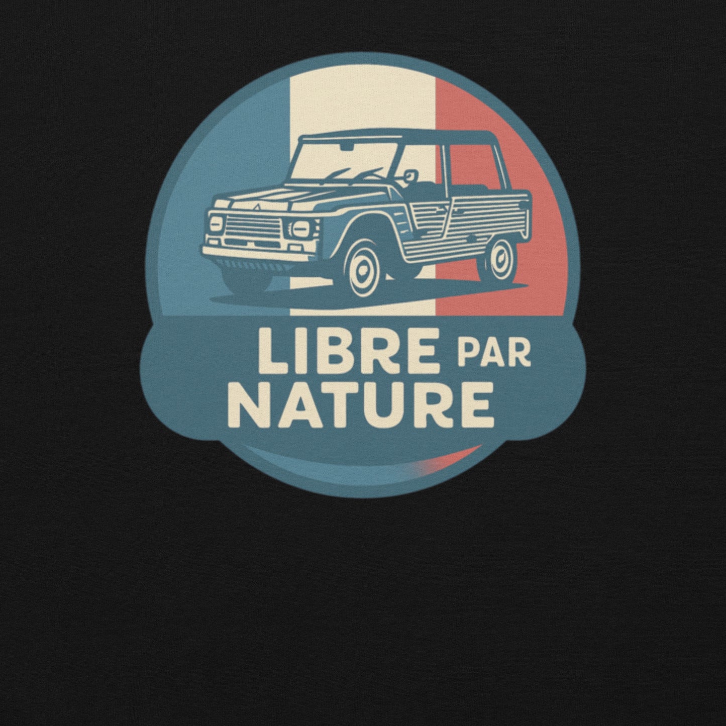 🚙 Sweatshirt “Libre par Nature” – Citroën Méhari: Warmte met een Vrije Geest!