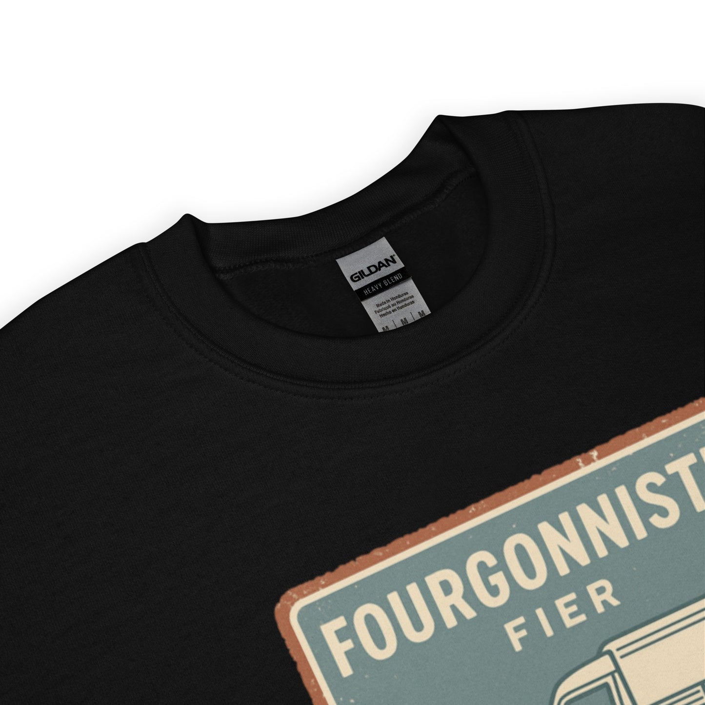 ๐ Fourgonniste Fier Sweatshirt โ Warmte met een vleugje nostalgie