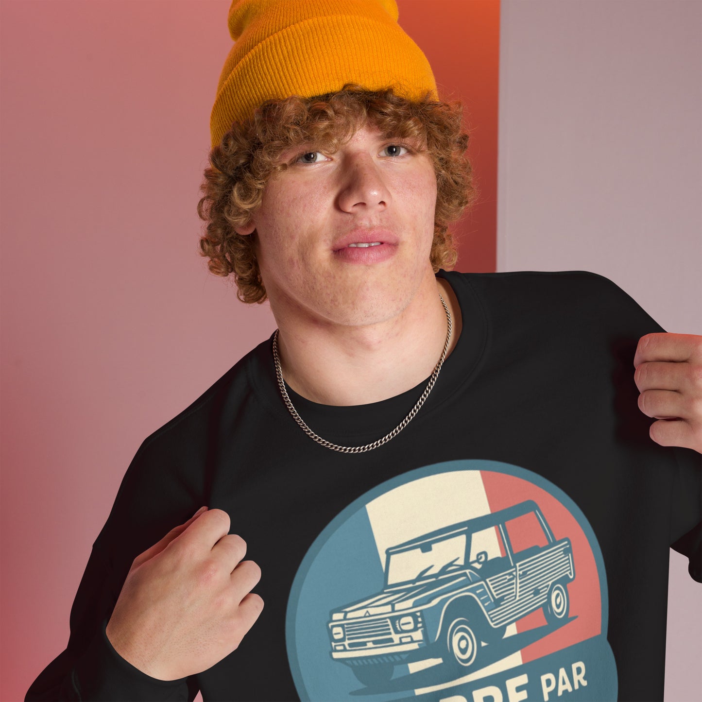🚙 Sweatshirt “Libre par Nature” – Citroën Méhari: Warmte met een Vrije Geest!