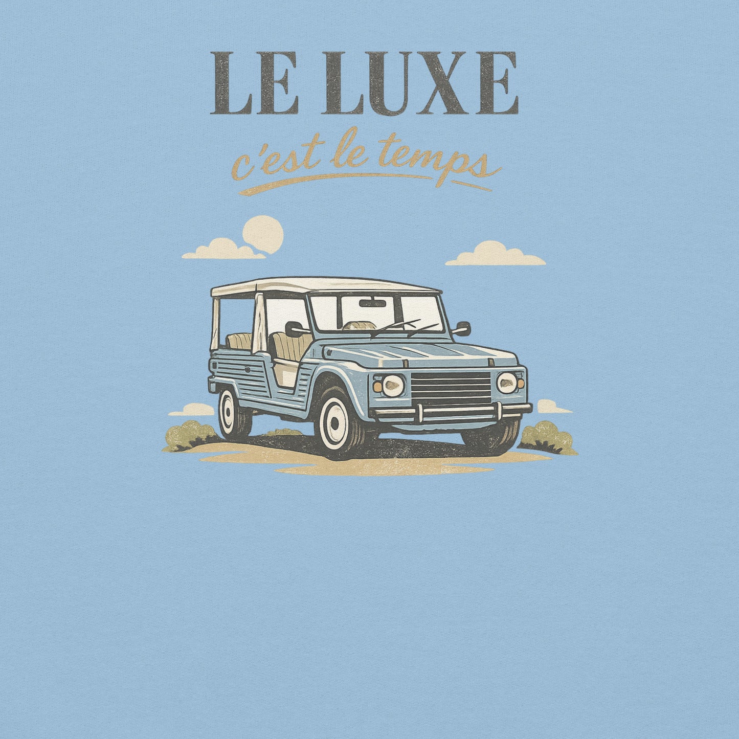 Le Luxe – Citroën Méhari Sweatshirt | Vrijheid in Iconische Franse Stijl